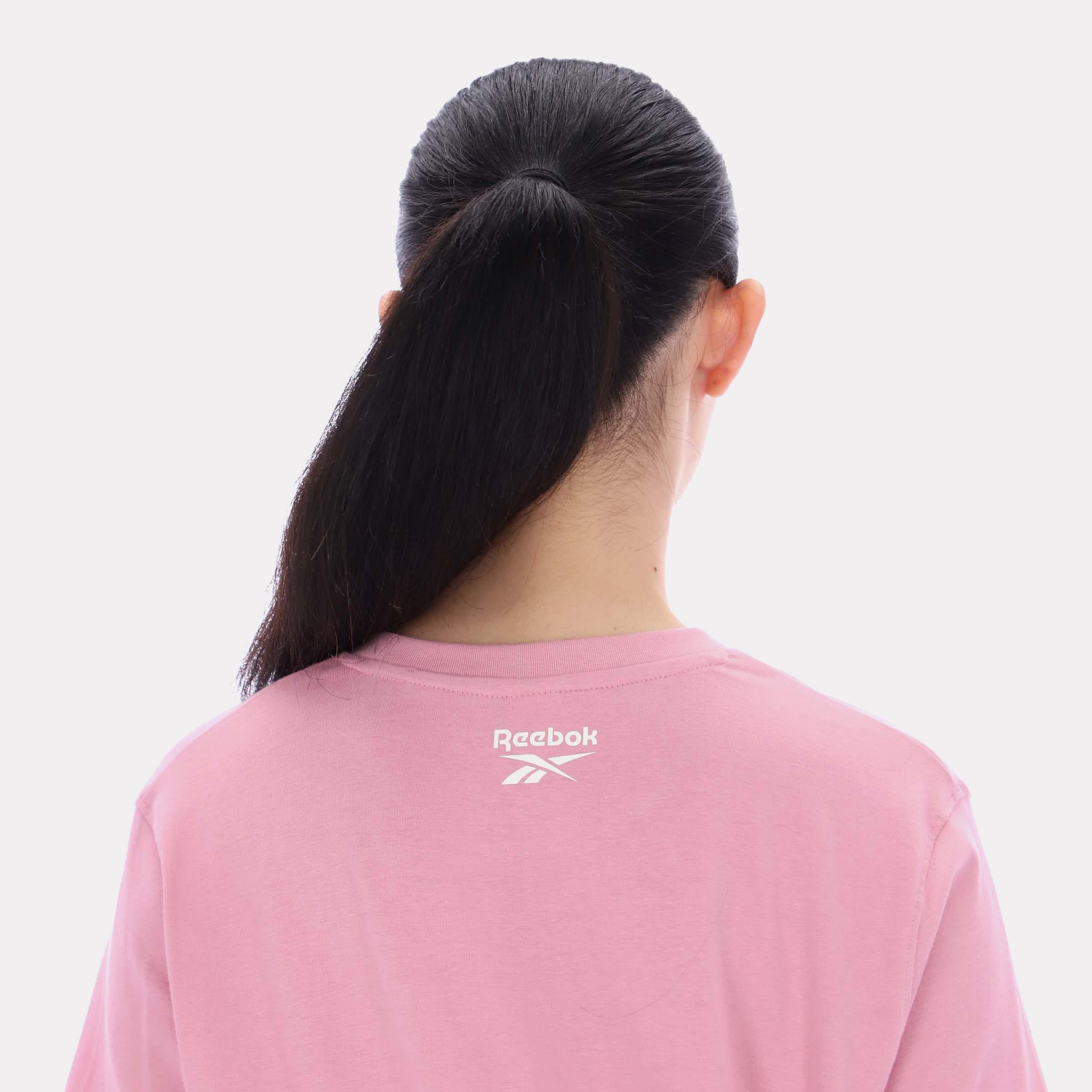 Reebok Apparel  Women's Brielle Crew Neck Oversized Ss Tee Reebok Classics App Women Dusty Rose/Chalk Reg