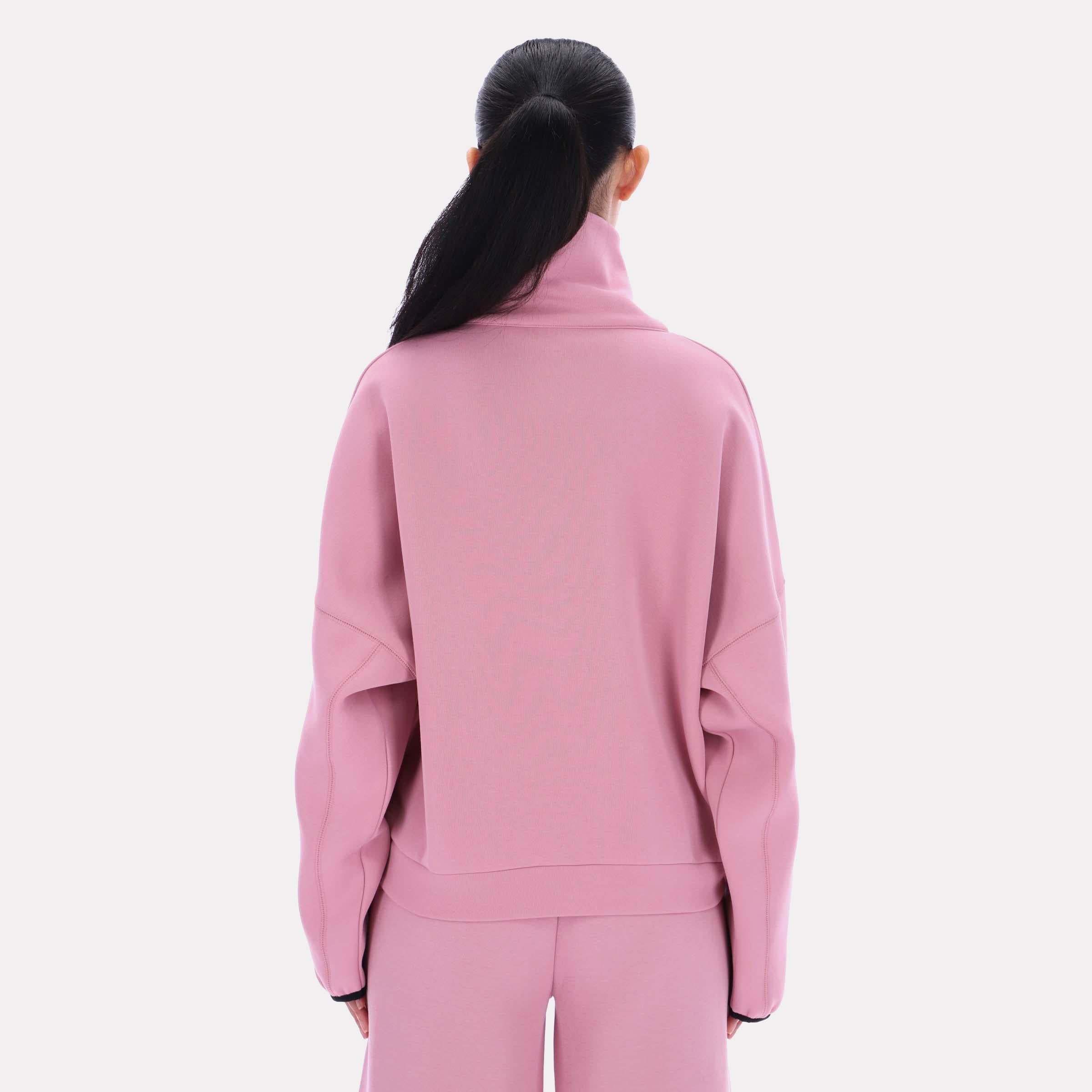 Sweat-shirt rétro Vector années 70 pour femme de Reebok Apparel, application Reebok Classics, rose, qualité standard