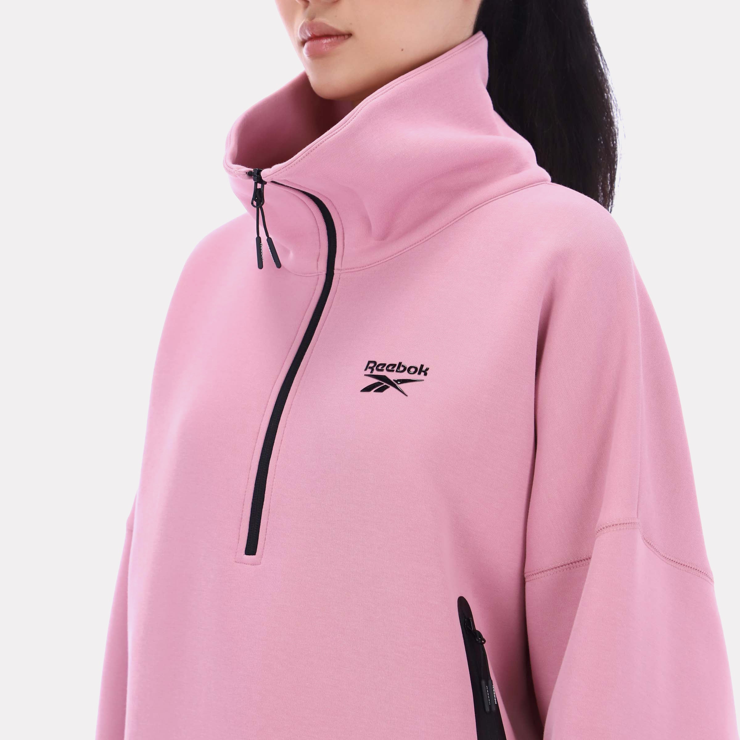 Reebok Women's Vector Retro 70S Sweatshirt  In Dusty Rose REG