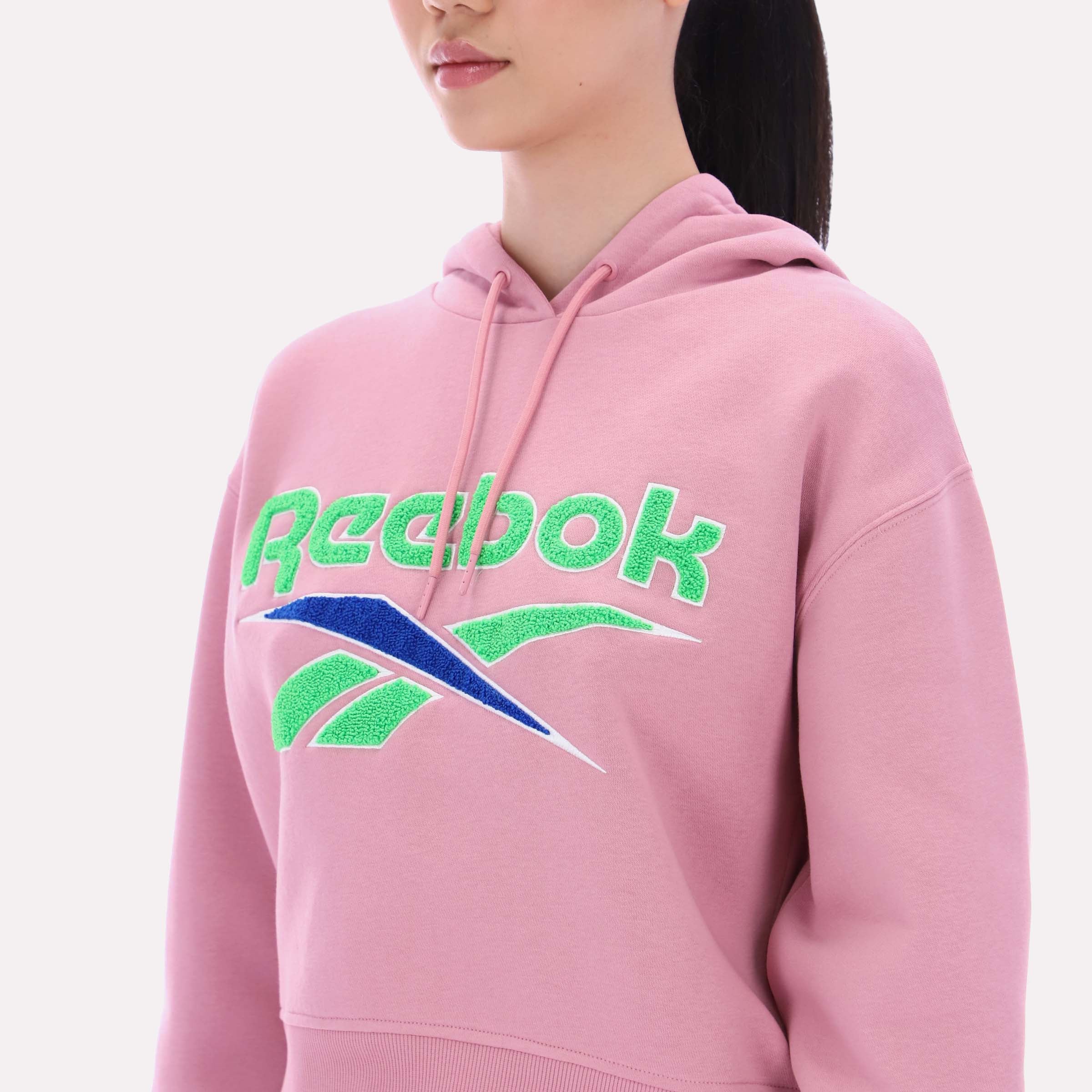 Reebok Women's Mary Boucle Hoody  In Dusty Rose REG