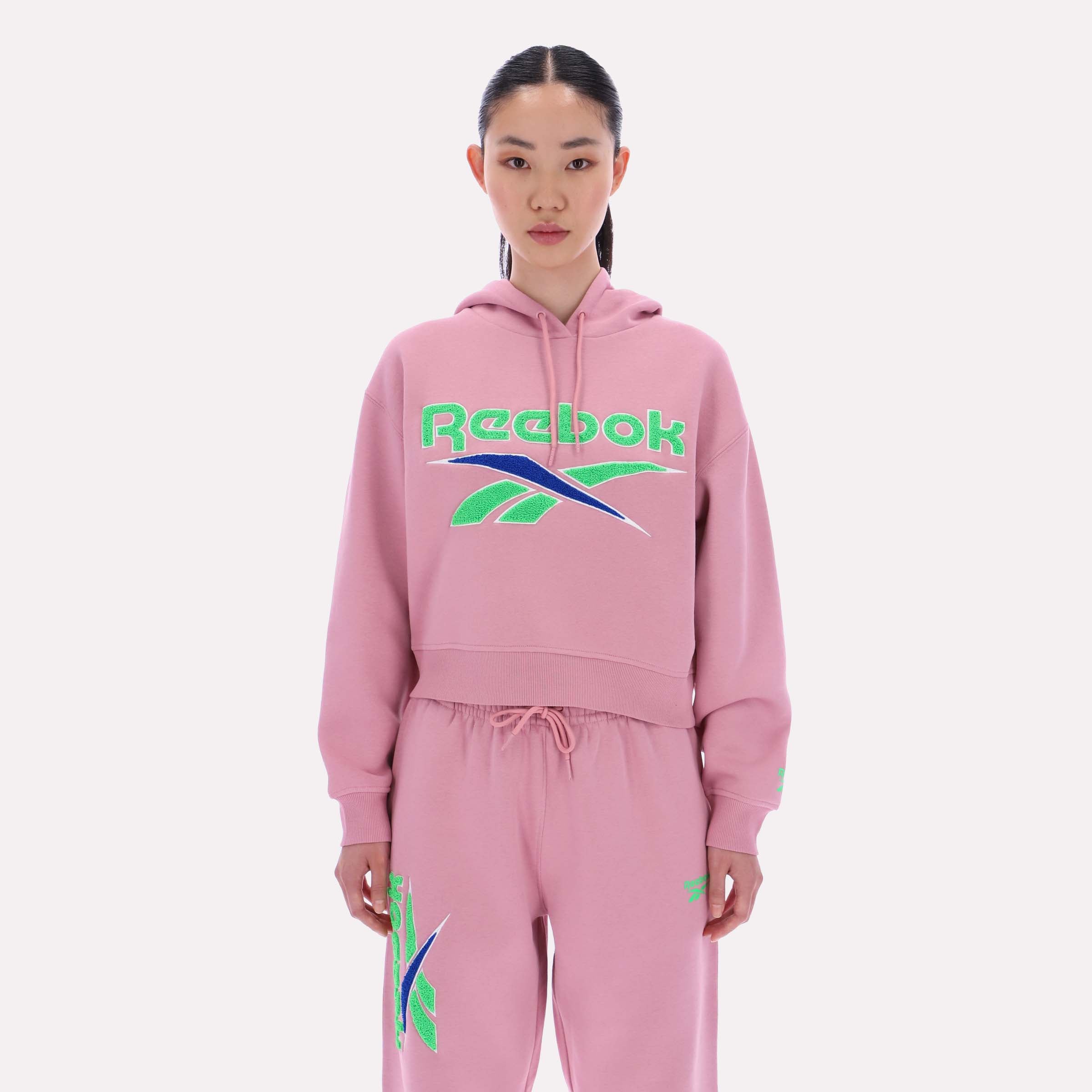Reebok Women's Mary Boucle Hoody  In Dusty Rose REG