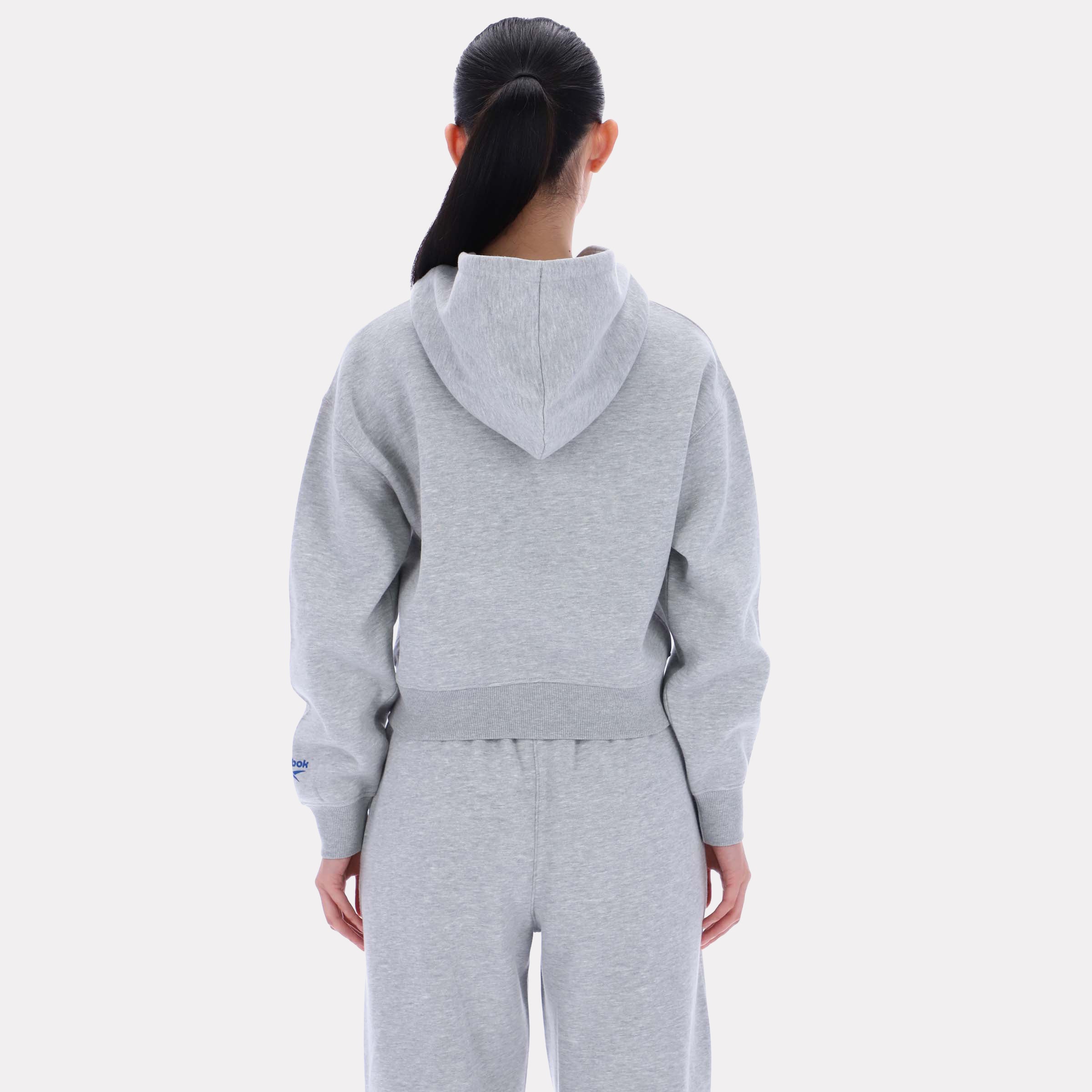 Reebok Women's Mary Boucle Hoody  In Light Grey Marl REG