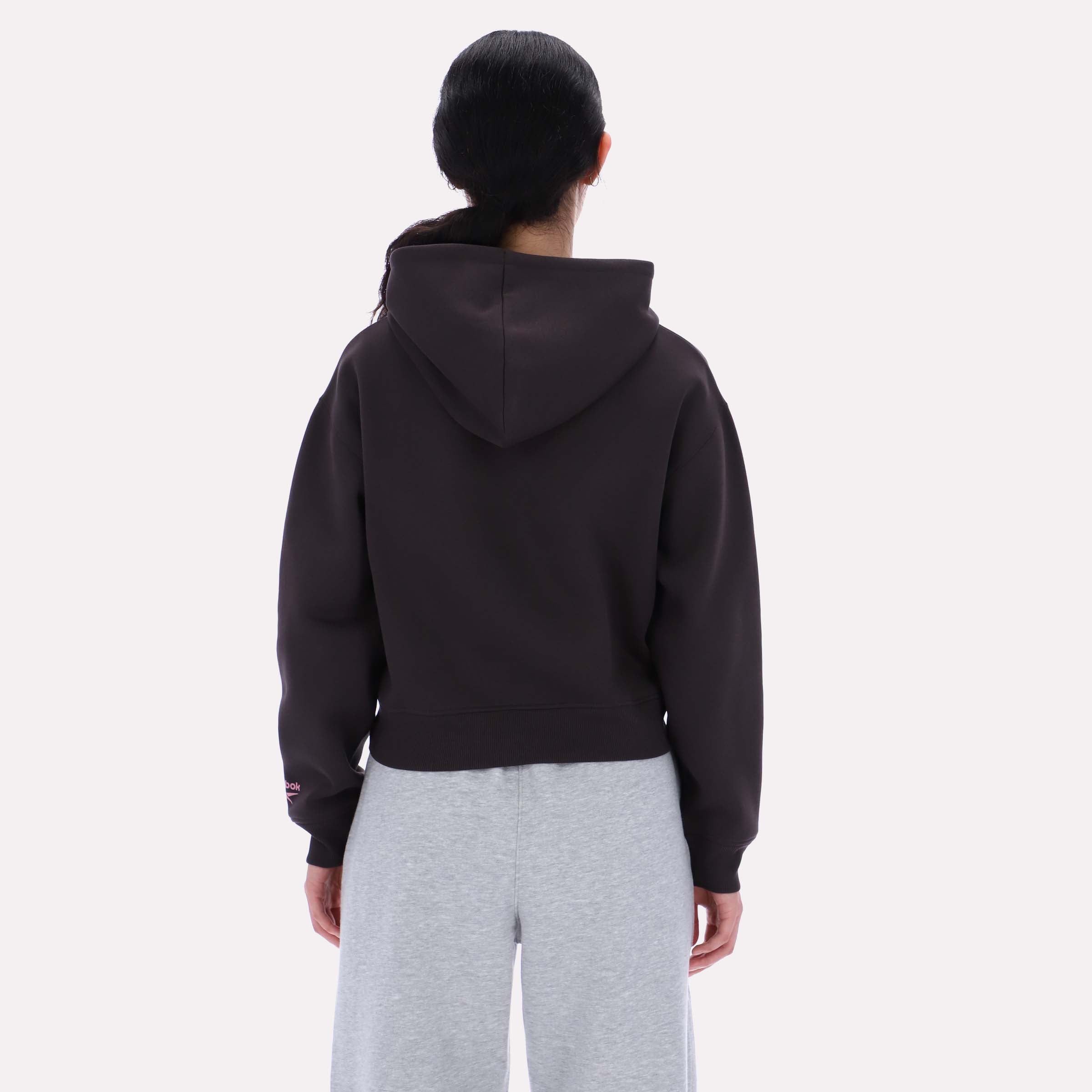 Reebok Women's Mary Boucle Hoody  In Washed Black REG