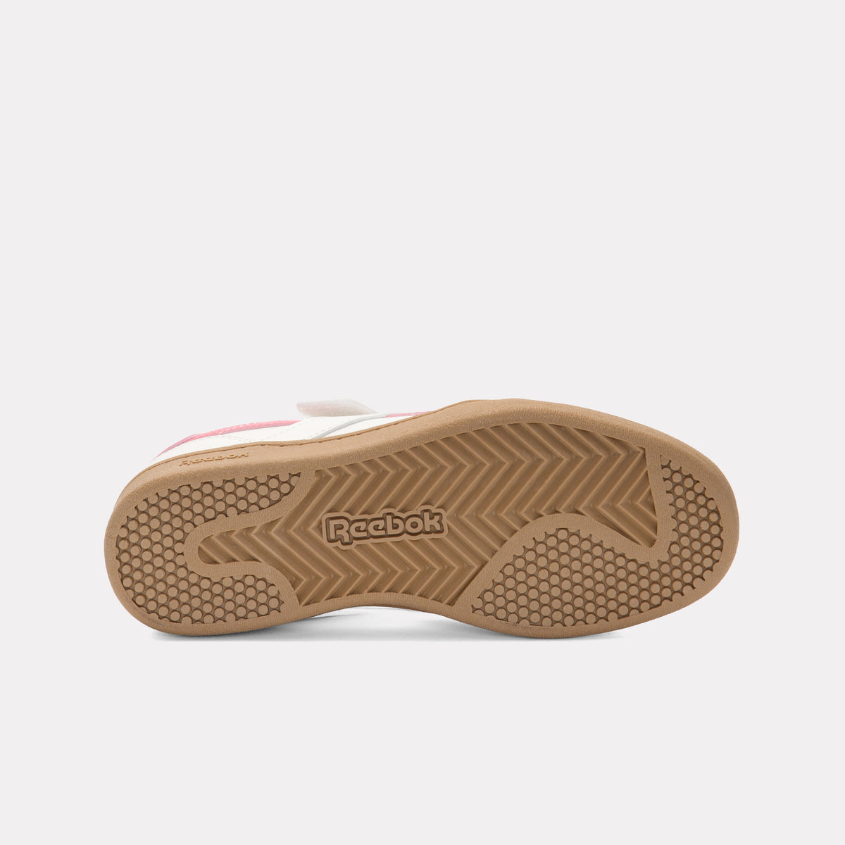 Reebok Kids' Reebok Smash Edge Elastic & Top Strap  In Chalk/Passionpink/Sgum1 M