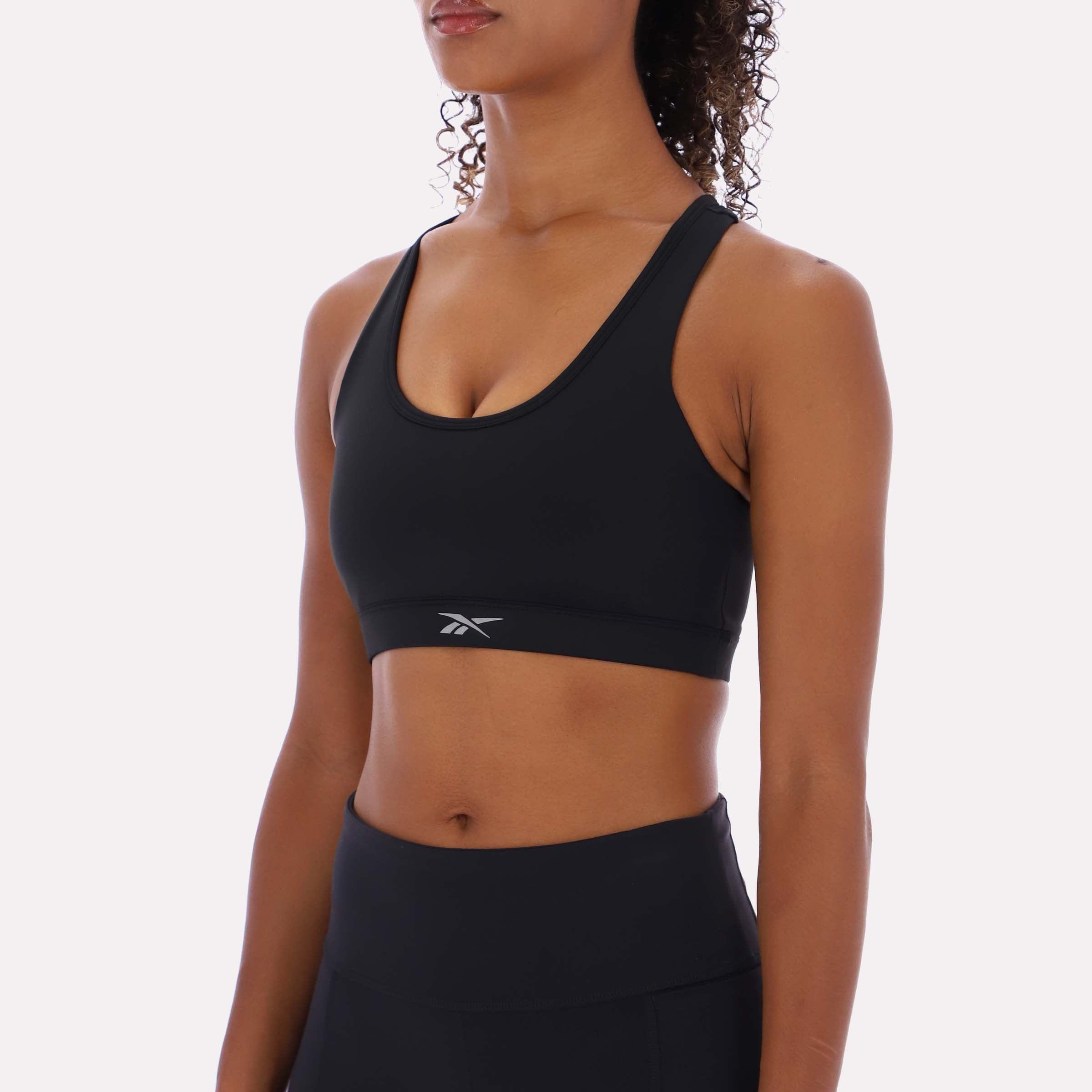 Reebok Women's Racerback Bra  In Black REG