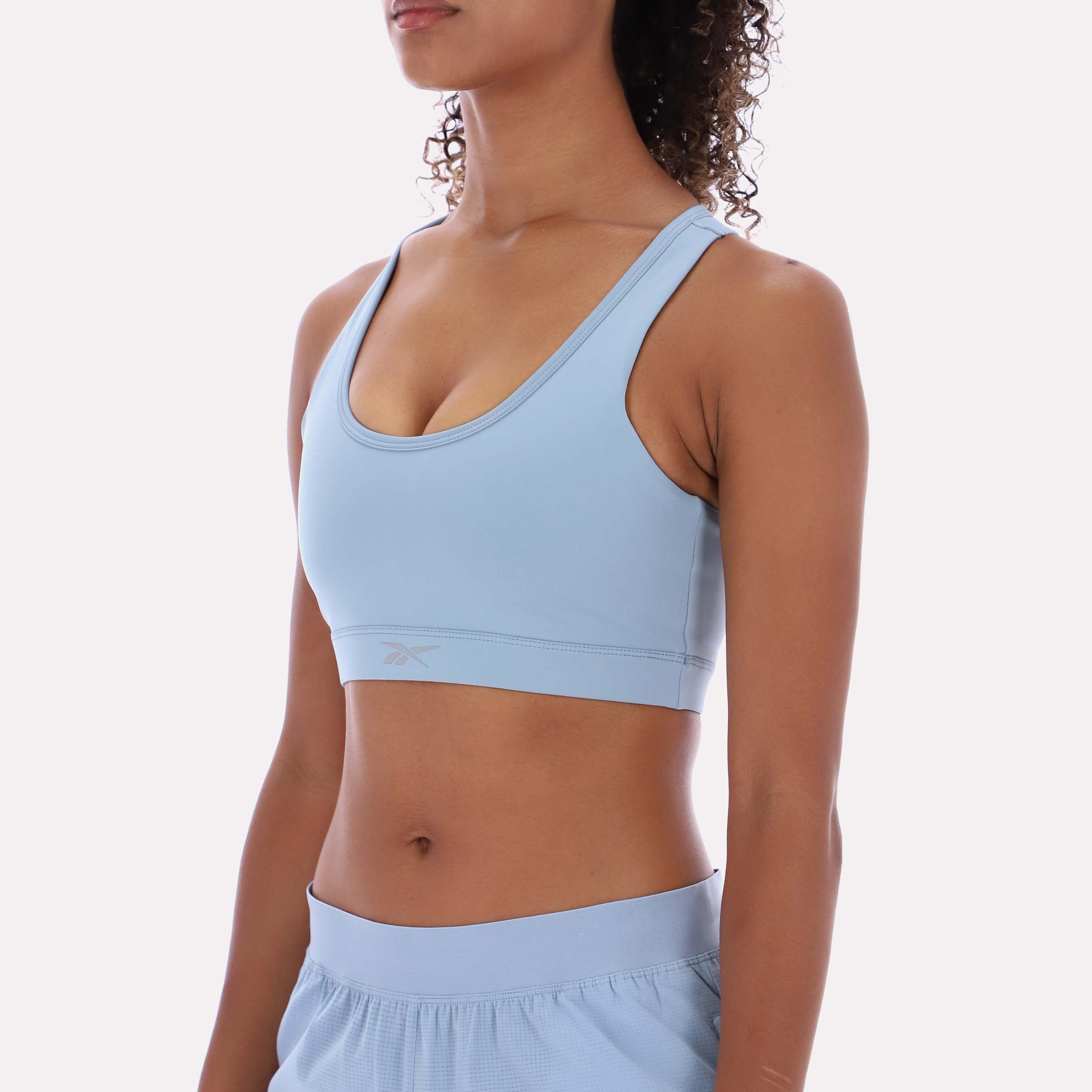 Reebok Women's Racerback Bra  In Leisure Blue REG