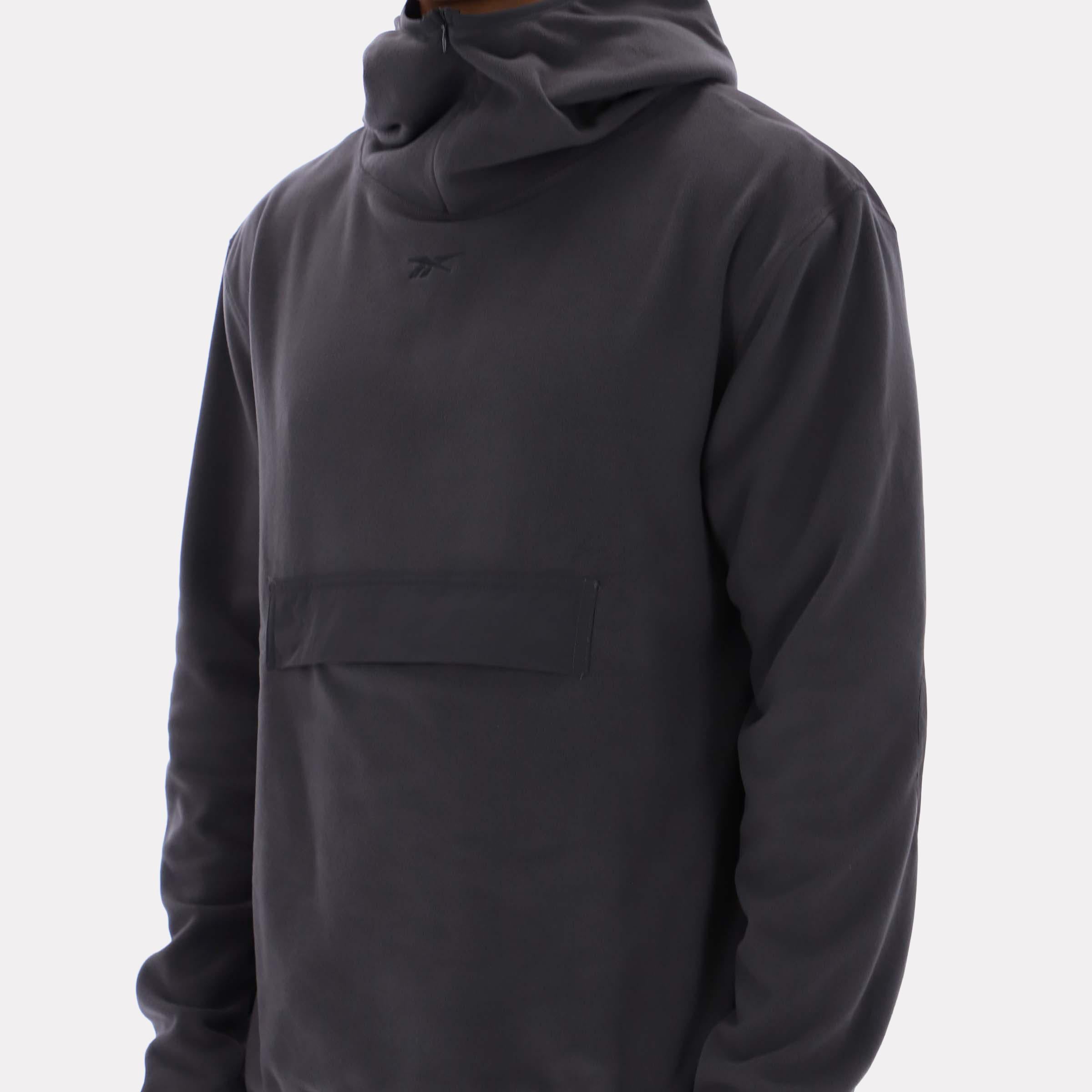 Reebok Apparel  Men's Ultimate Trail Hooded Sweat Reebok Running App Men Black Reg