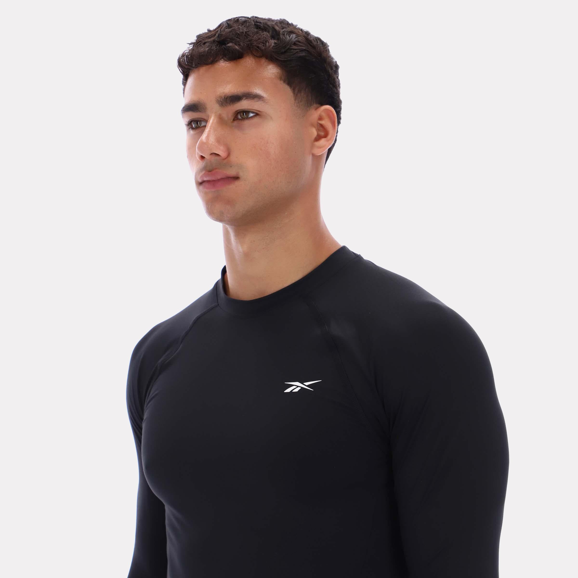Reebok Men's Cobra Ls Muscle Tee  In Black REG