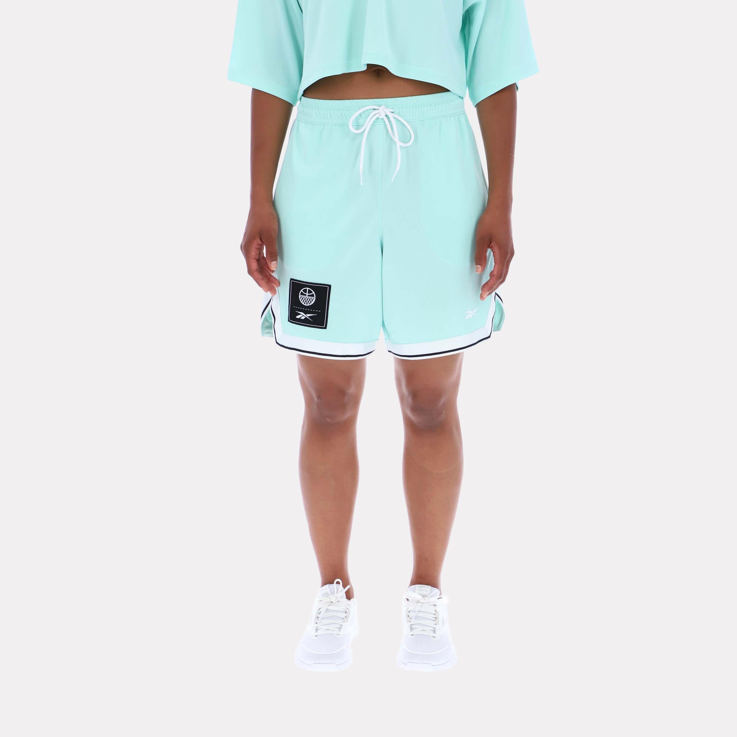 Reebok Apparel  Women's Hooper Bb Short Reebok Training App Women Turquoise Reg