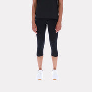 Leggings taille haute Core pour femme de Reebok Apparel, compatibles avec l'application Reebok Training pour femme, noirs (modèle standard).