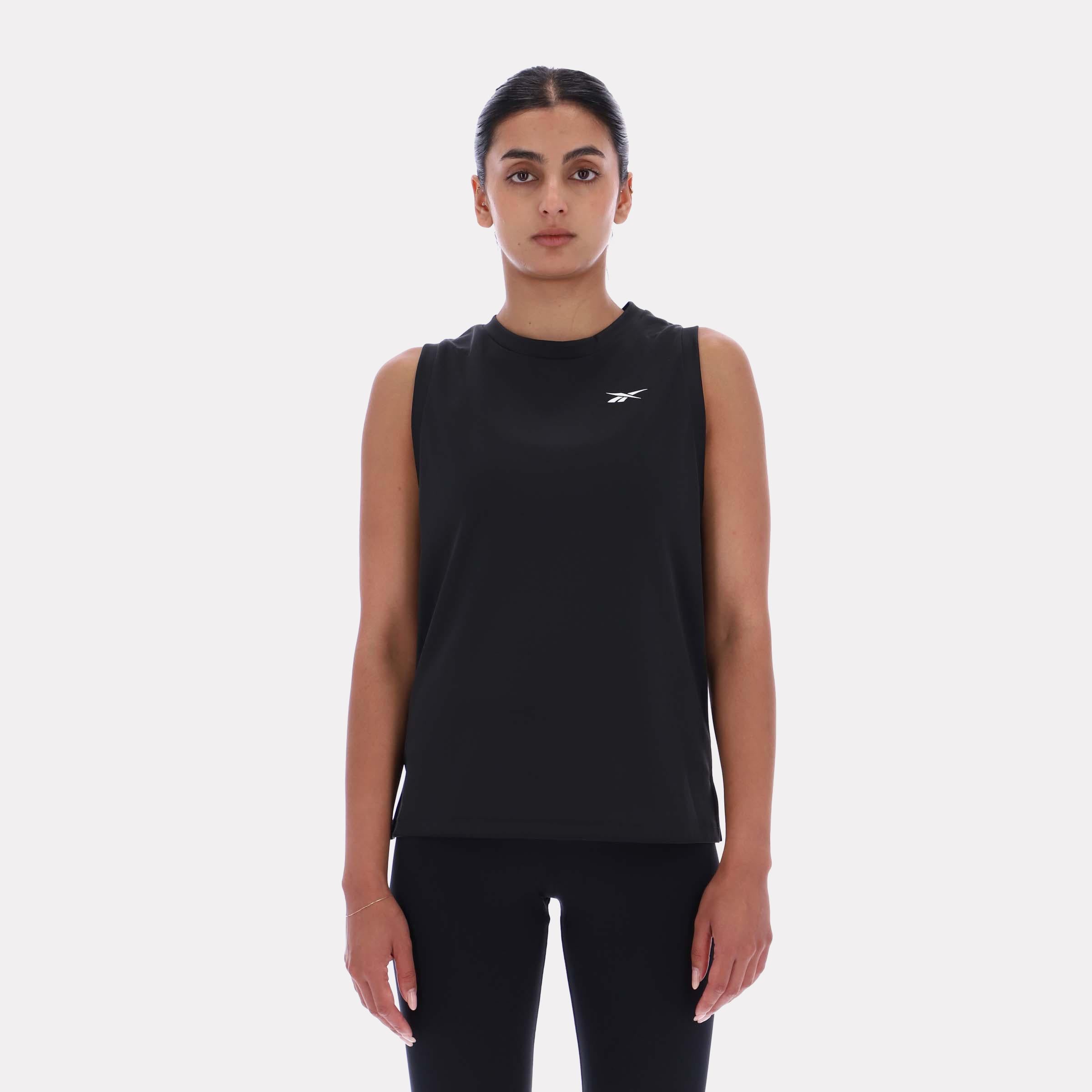 Reebok Apparel  Women's River Bb Mesh Tank Reebok Training App Women Black Reg