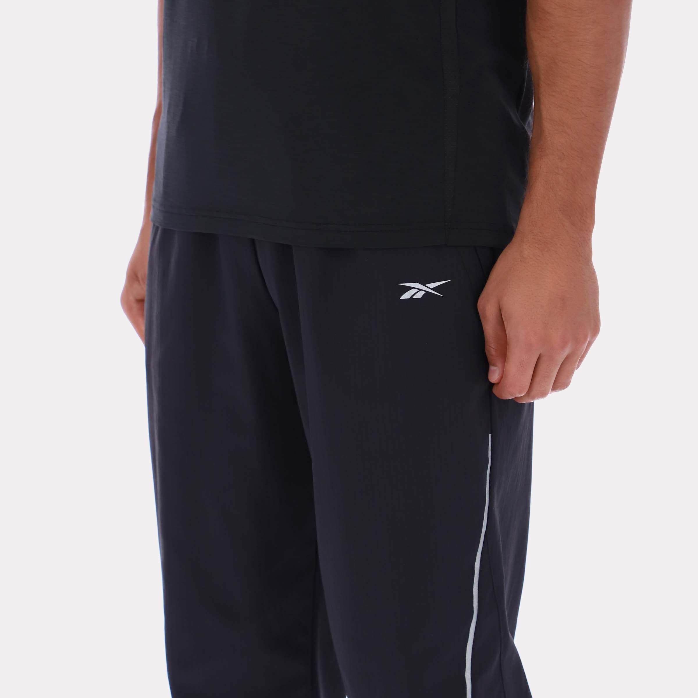 Pantalon de running Reebok Rush pour homme, noir, taille standard