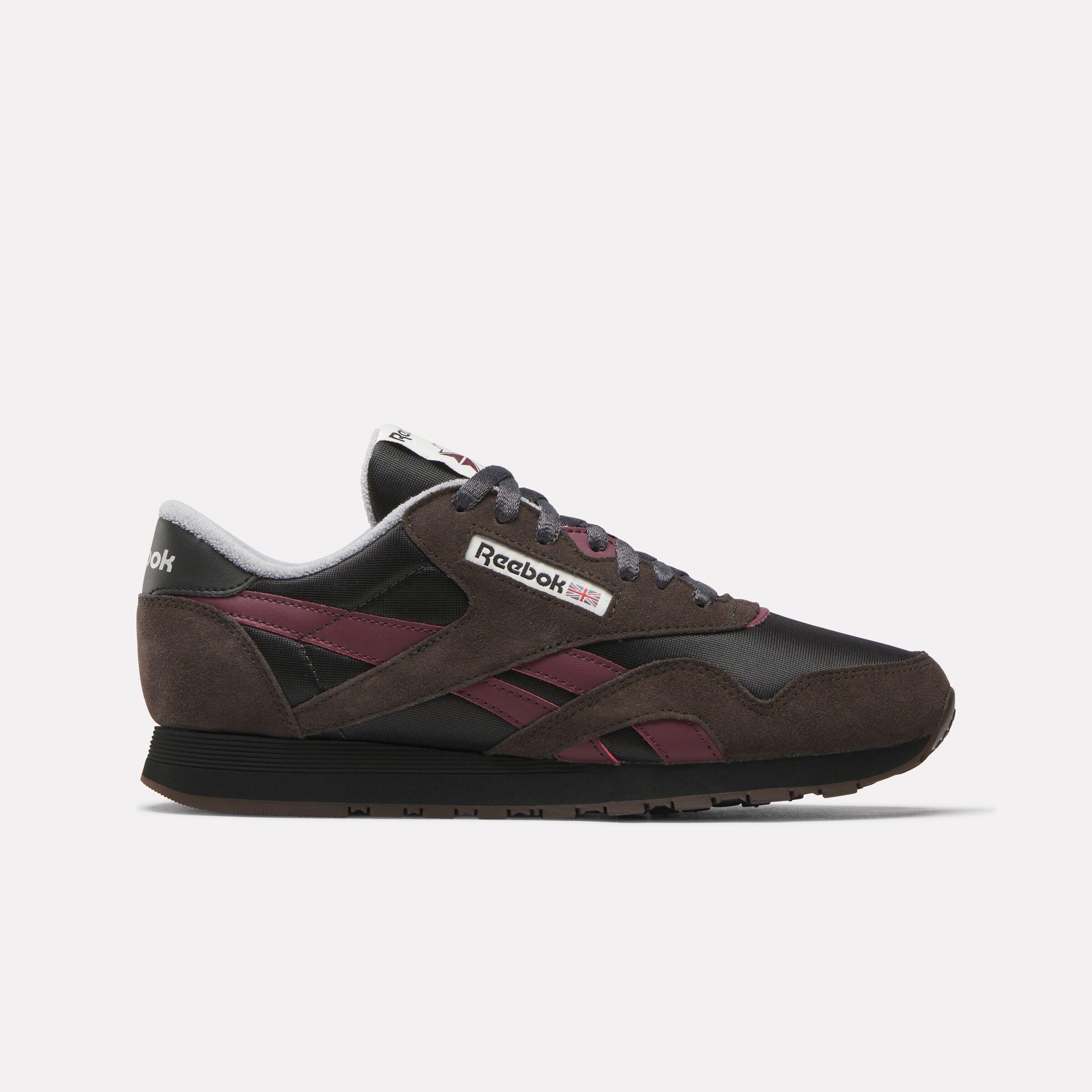 Chaussures Reebok Classic en nylon noir pour homme, taille M