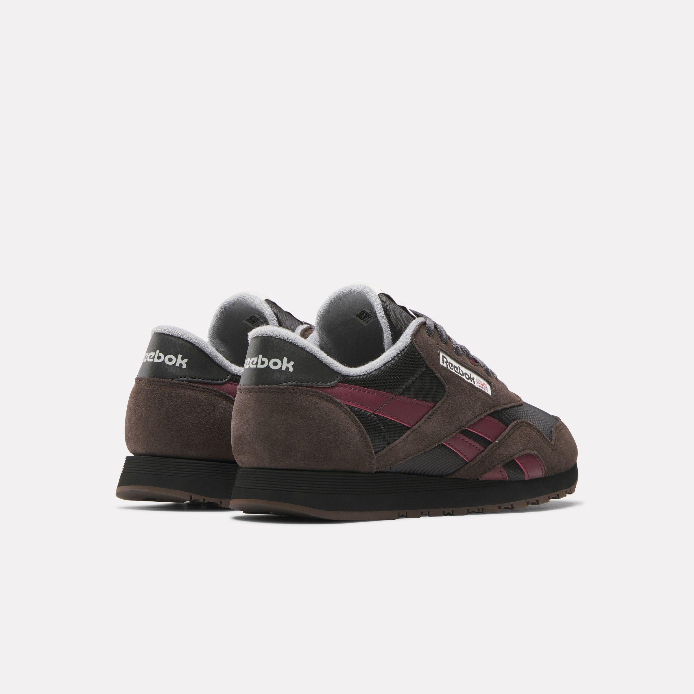Chaussures Reebok Classic en nylon noir pour homme, taille M