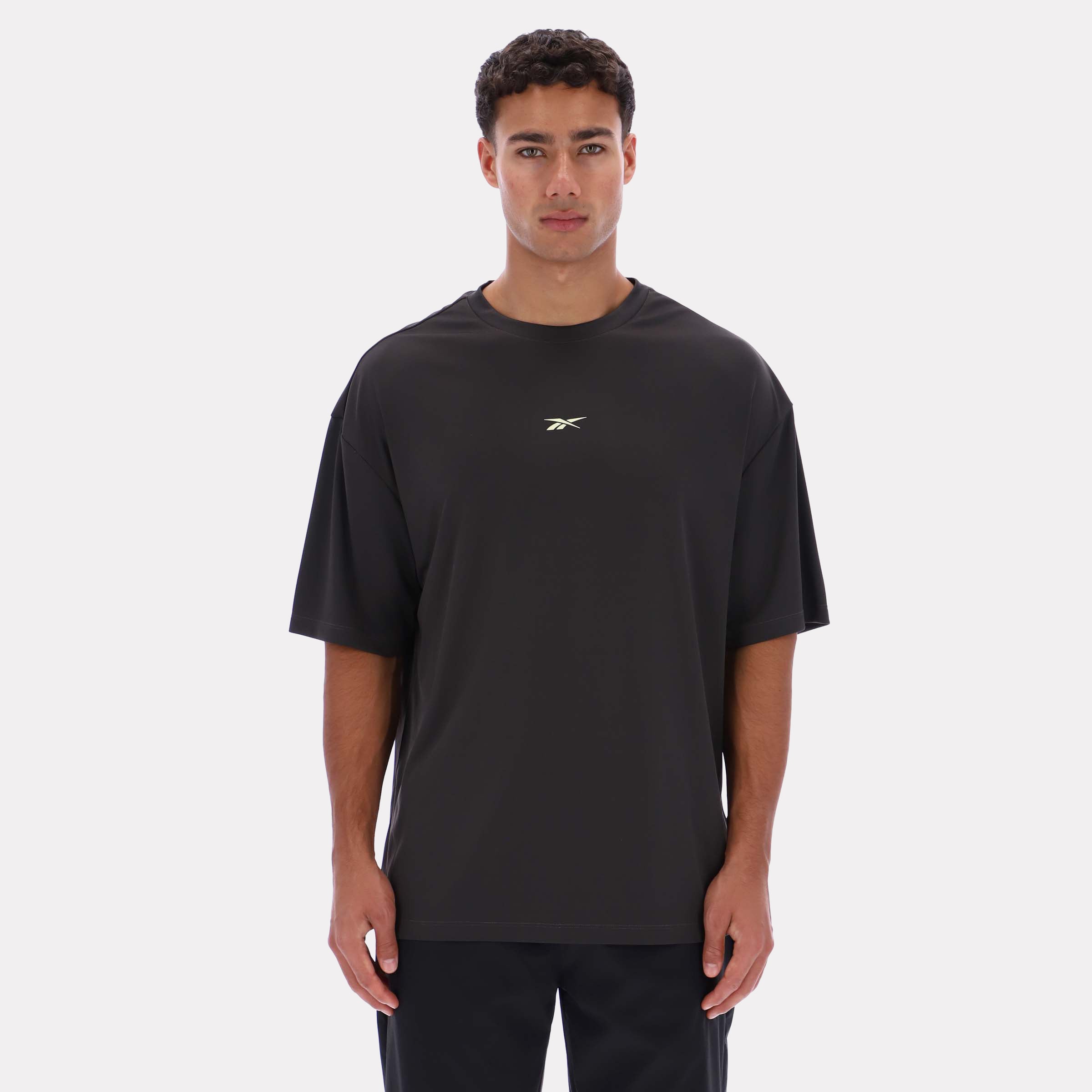 Reebok Men's Outdoor Inspired Graphic Tee  In Washed Black