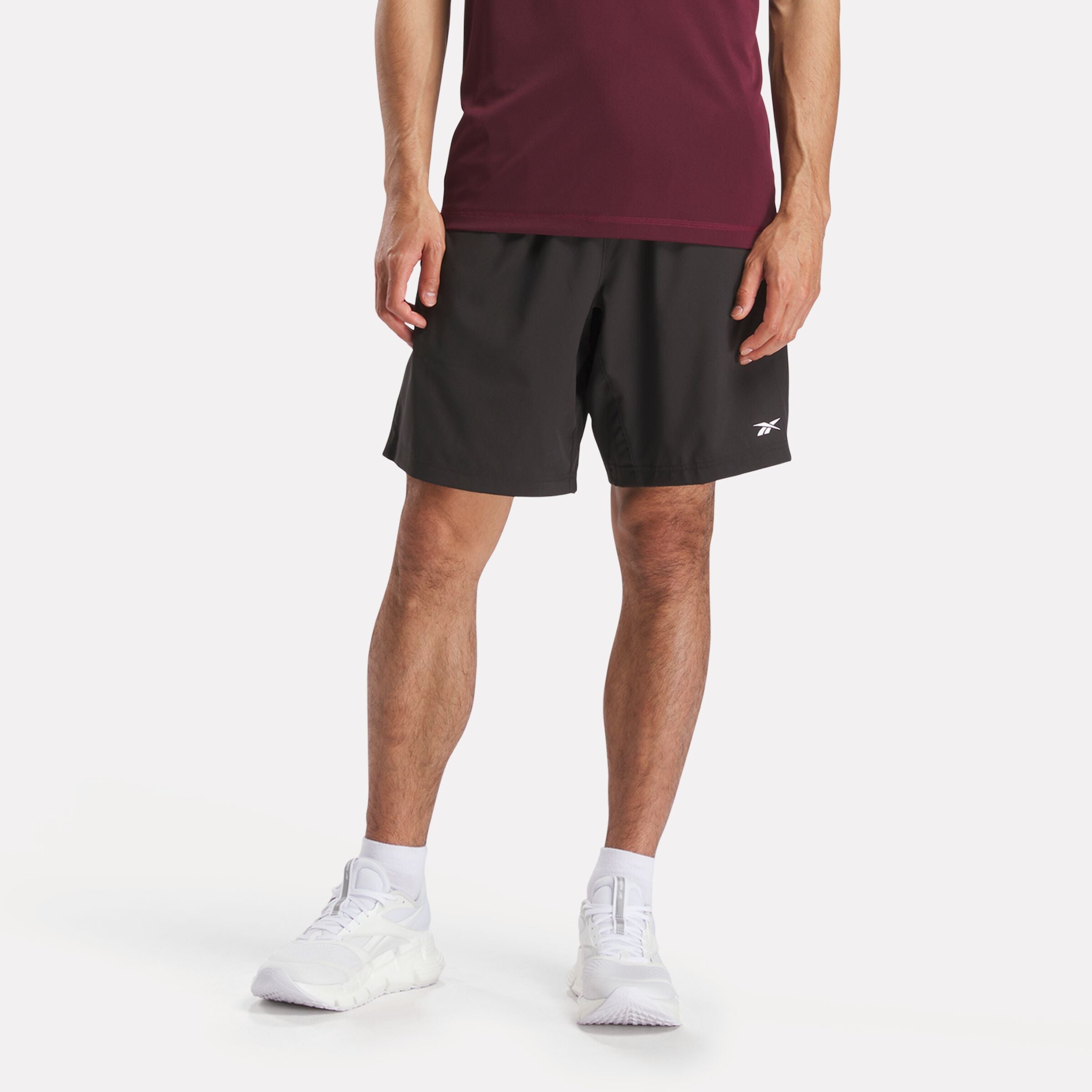 Reebok Men's Wor Woven Short  Reg In Black