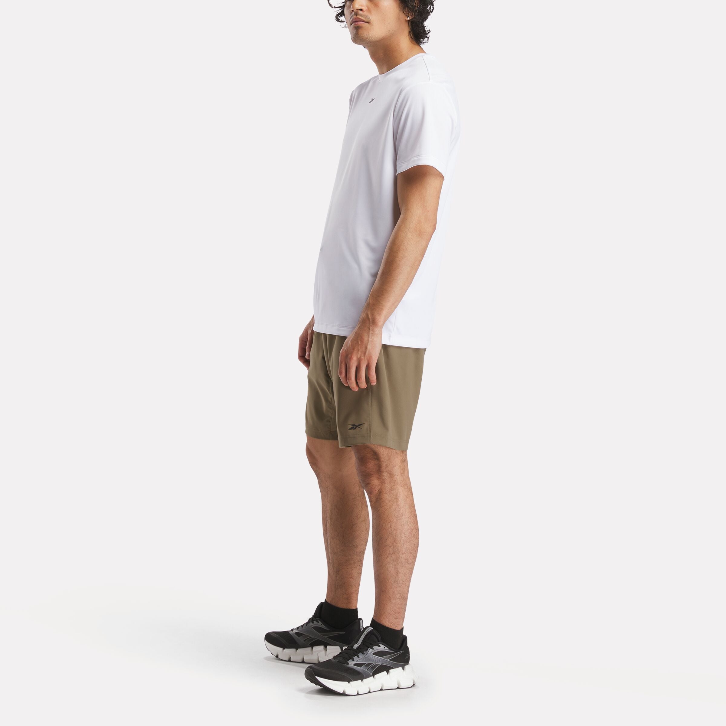 Reebok Men's Id Train Ss Tech Tee  In White REG