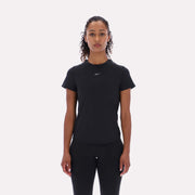 Reebok Women's Rbk Chill Athletic Tee  In Black REG