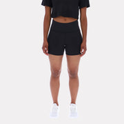 Reebok Apparel  Women's Lux High-Rise Booty Short Reebok Training App Women Black Reg