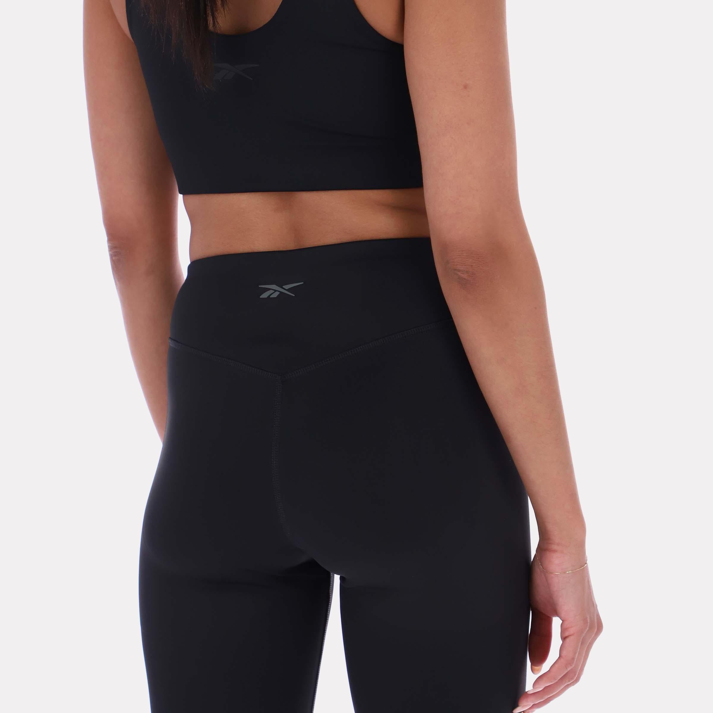 Collant Reebok Lux Contour pour femme, application d'entraînement Reebok, noir, standard