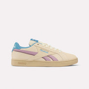 Reebok Women's Reebok Court Retro  In Aged Beige/Berry Chill/Warped Blue M