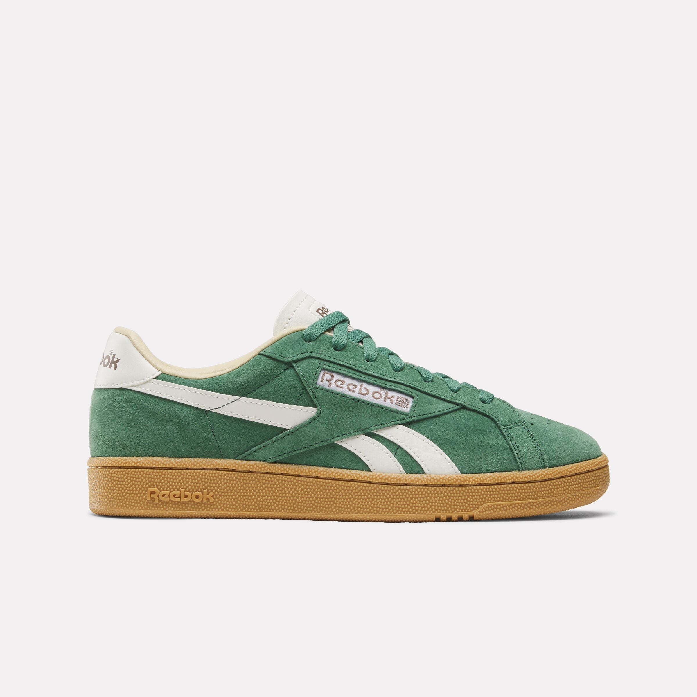 Reebok Unisex' Club C Grounds Uk  In Fieldgreen/Chalk/Gum M