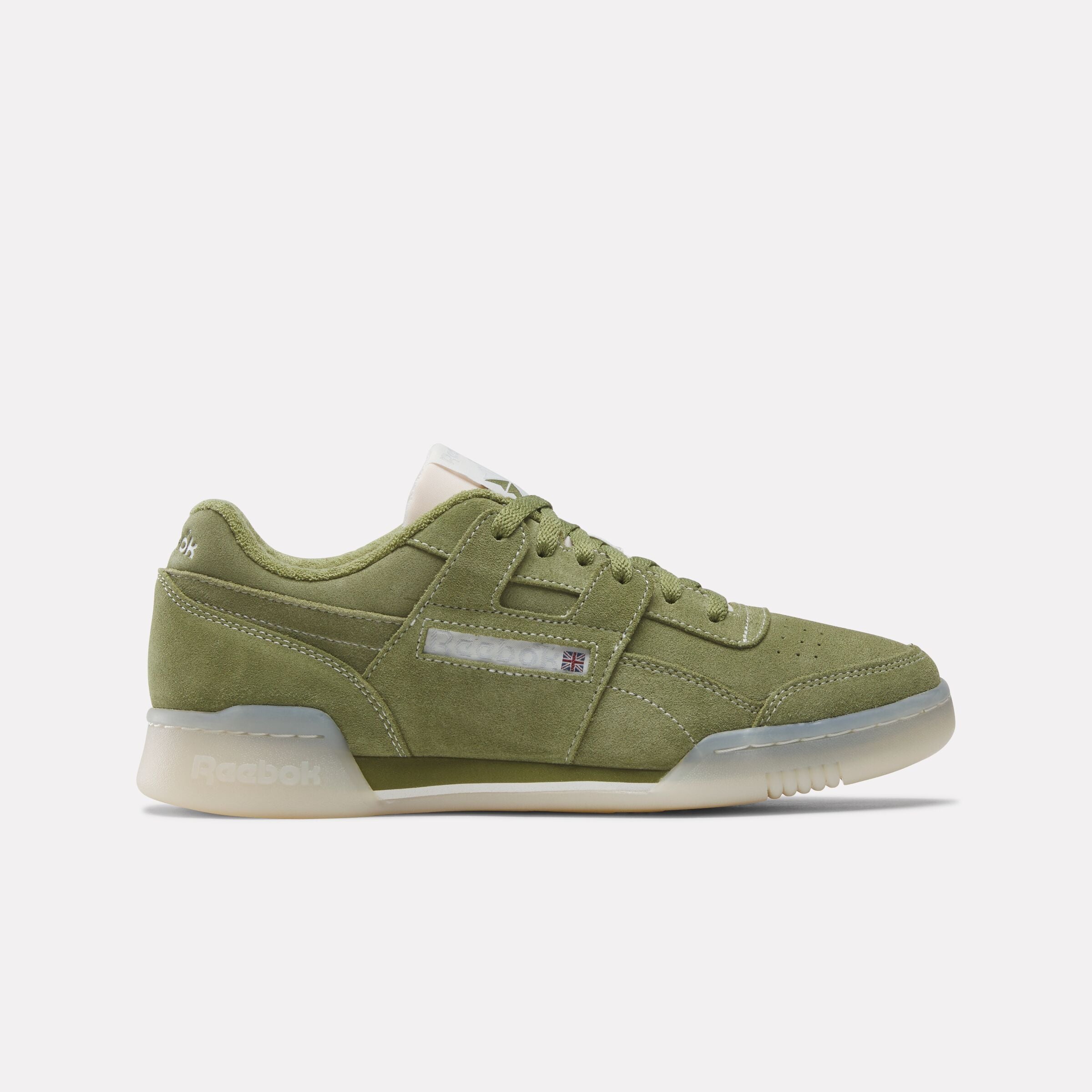 Reebok Unisex' Workout Plus  In Gritgreen/Chalk/Alabaster M