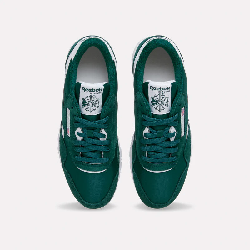 Reebok Unisex' Classic Nylon  In Metalgreen/Ftwrwhite/Metalgree M