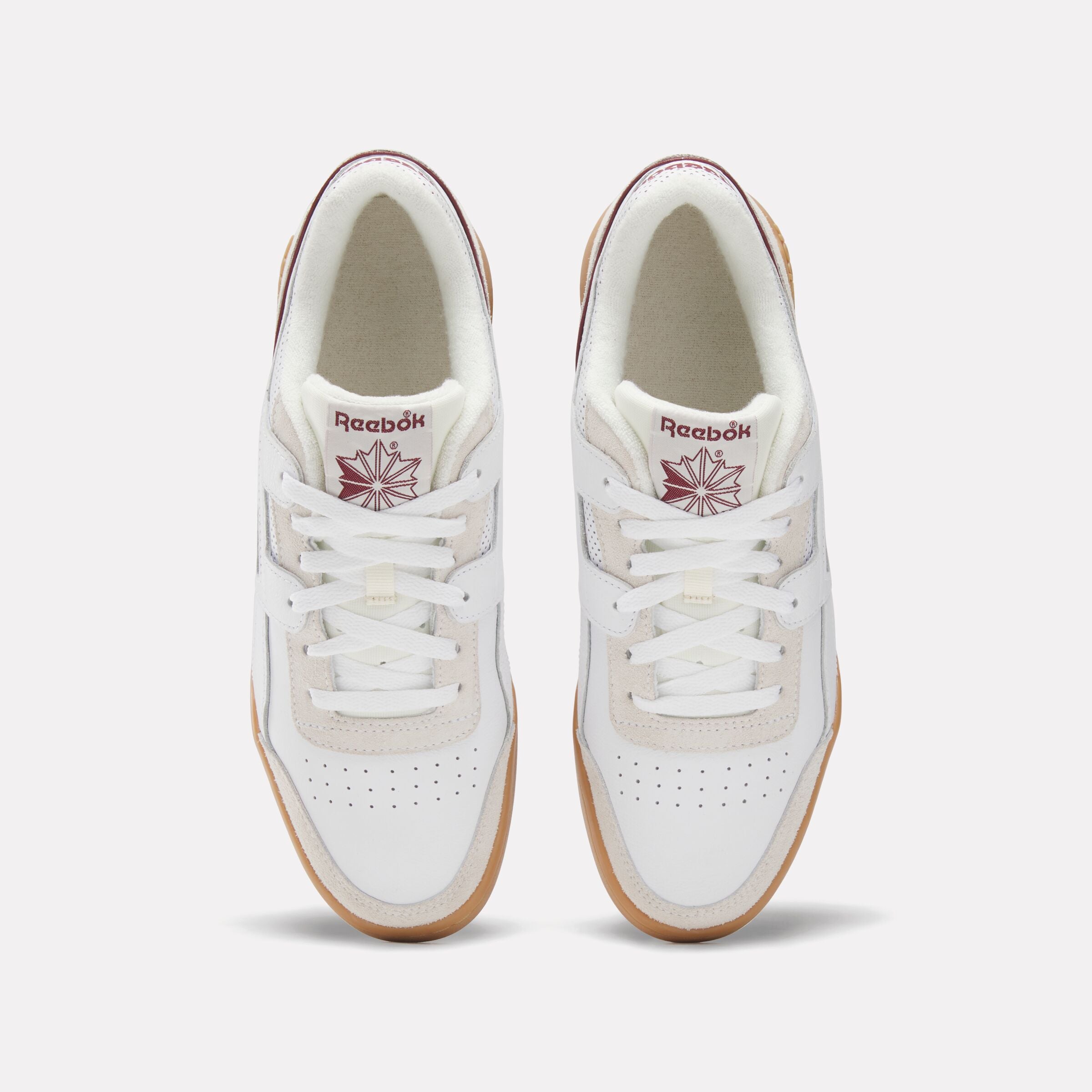 Reebok Unisex' Workout Plus  In White/Classicburgundy/Chalk M