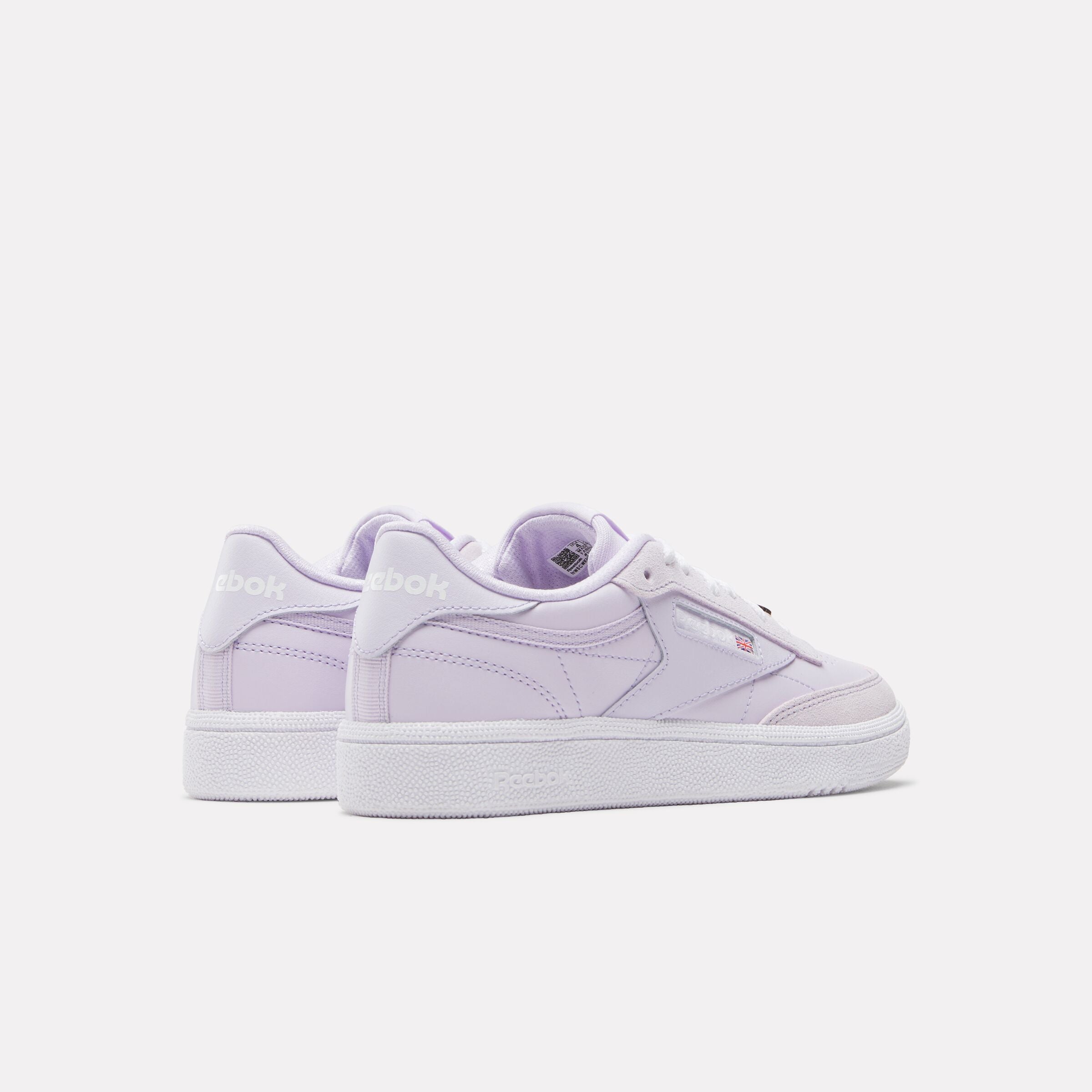 Reebok Girl's' Club C Junior  In Digital Gleam Black M