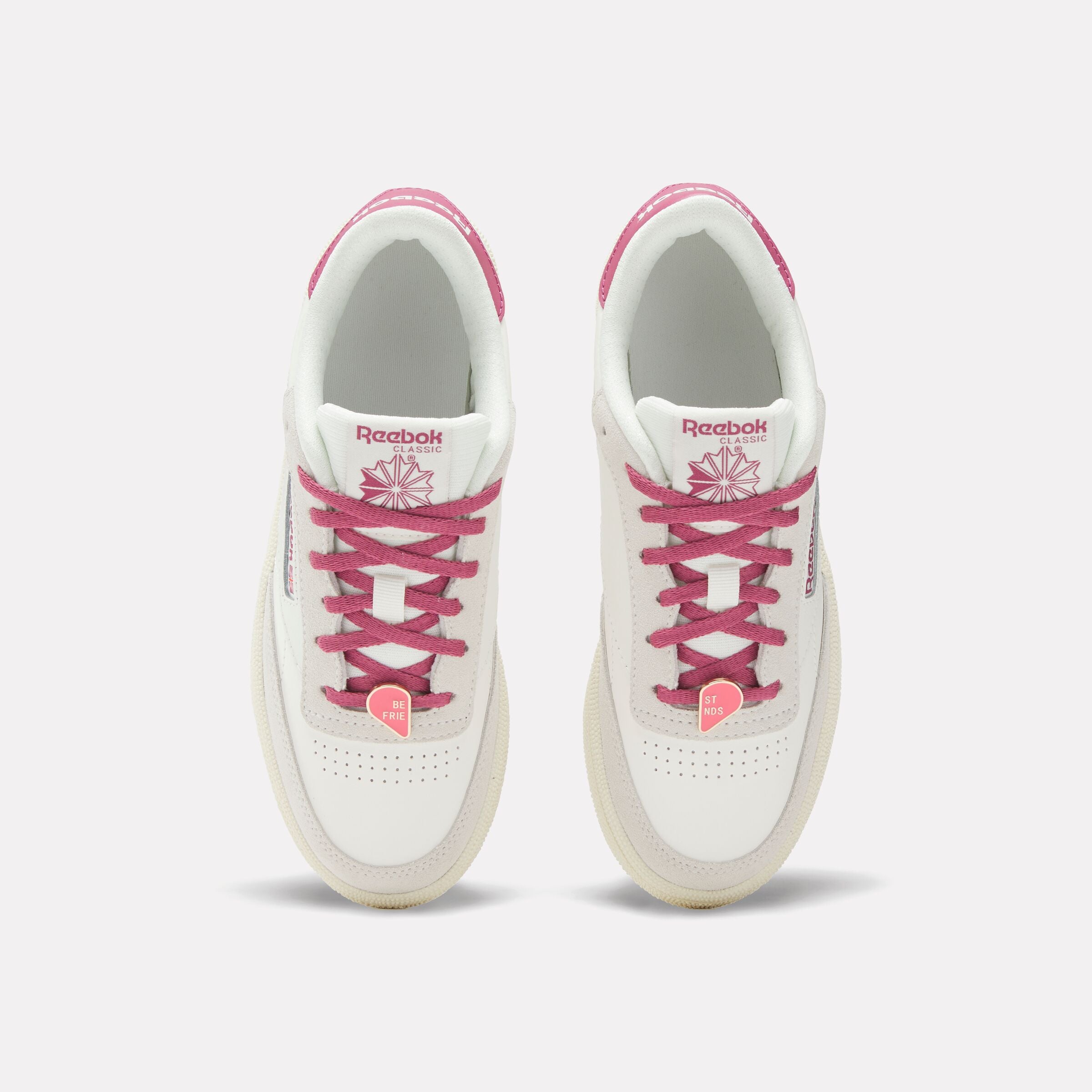 Reebok Girl's' Club C Junior  In Chalk/ M