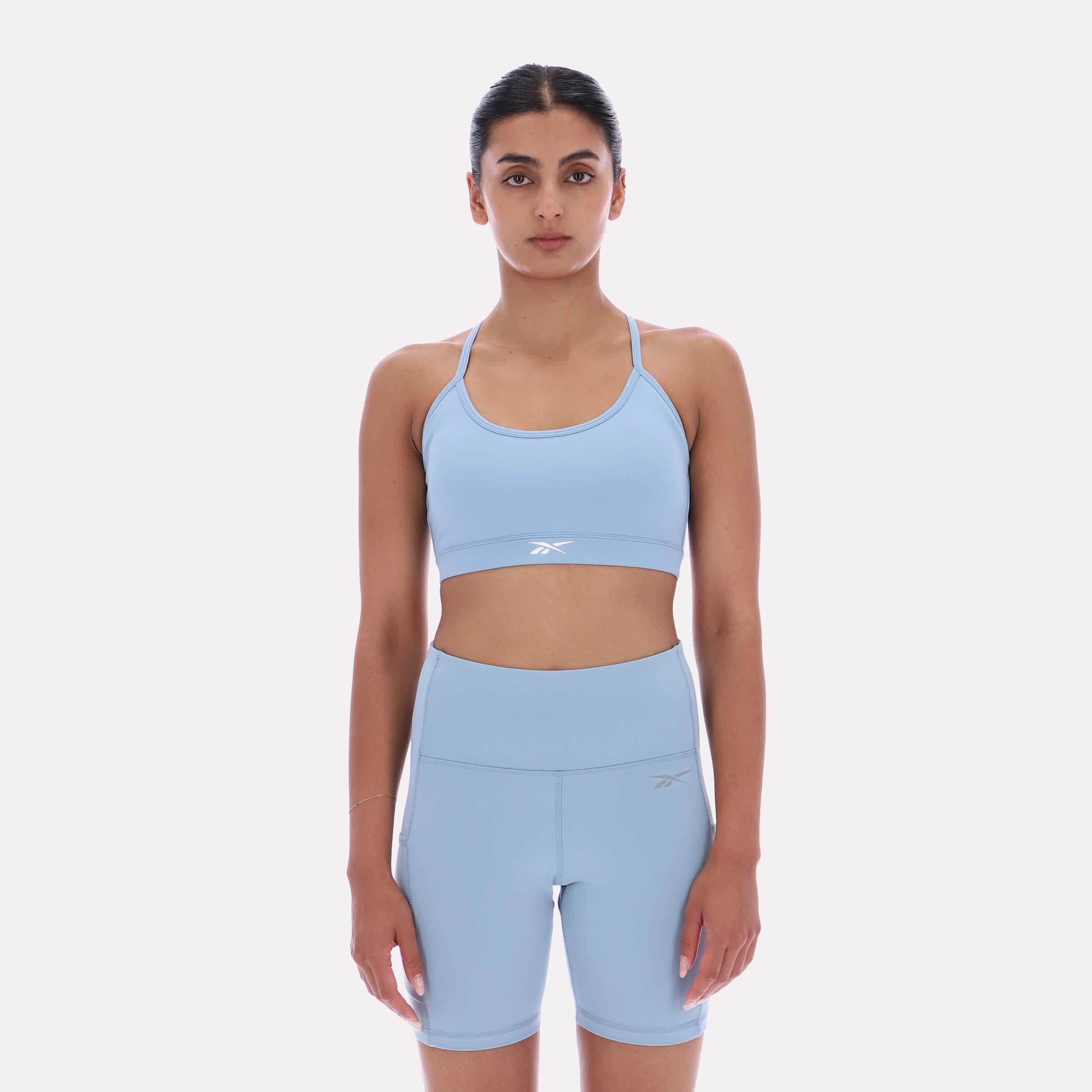 Reebok Apparel  Women's Kendal Core Strappy Bra Reebok Training App Women Blue Reg