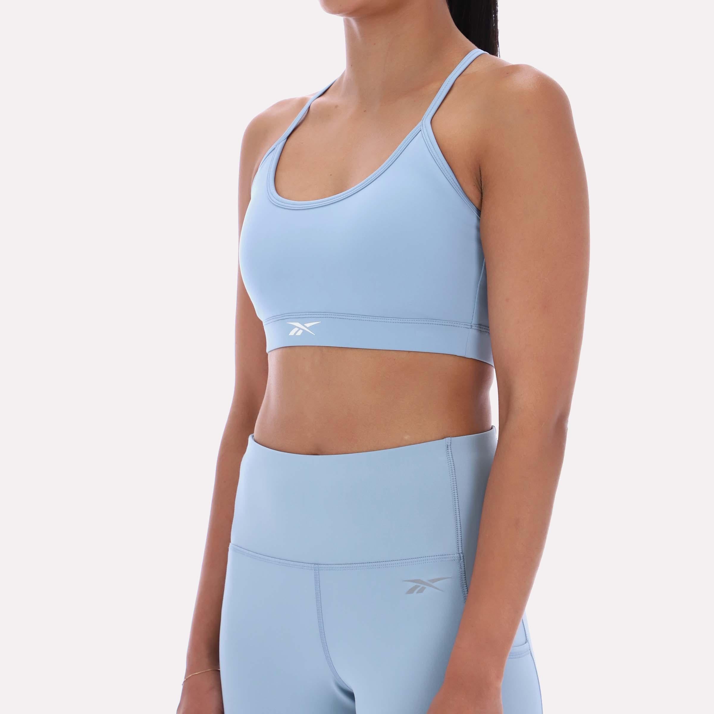 Reebok Apparel  Women's Kendal Core Strappy Bra Reebok Training App Women Blue Reg