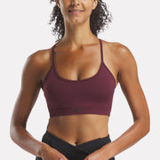 Reebok Apparel  Women's Kendal Core Strappy Bra Reebok Training App Women Black Cherry Reg