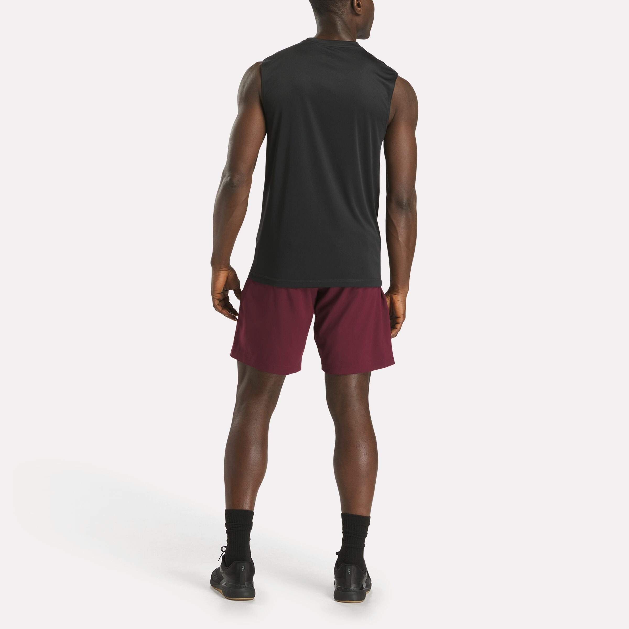 Reebok Men's Wor Woven Short  In Black REG