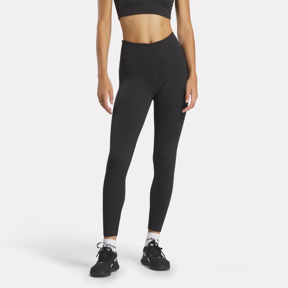 Reebok Apparel  Women's Lux Hi-Rise Tight Reebok Training App Women Black Reg