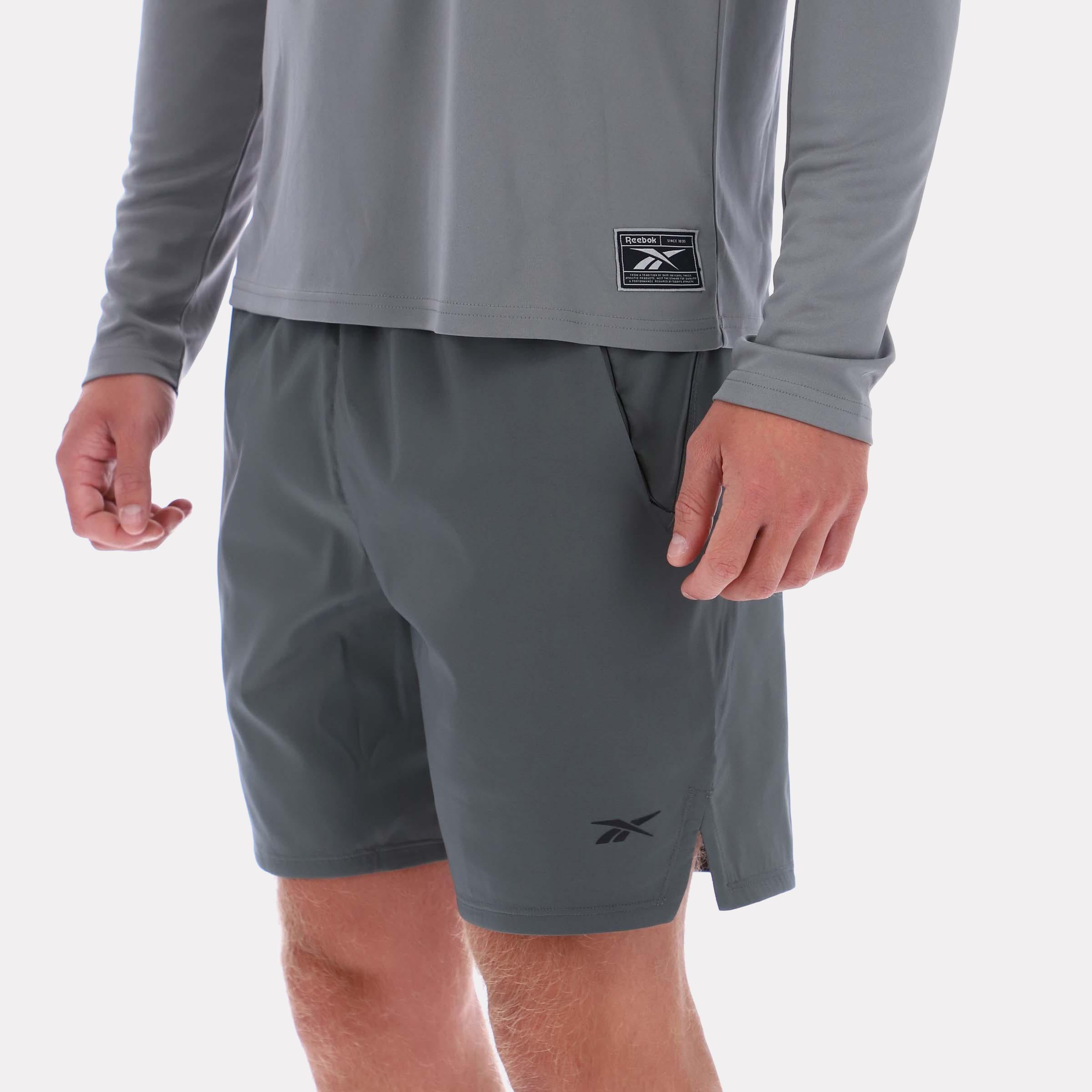 Reebok Apparel  Men's Athlete Strength Short Reebok Training App Men Grey Reg
