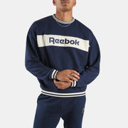 Reebok Men's Lawn Club Crew Sweat  In Navy REG