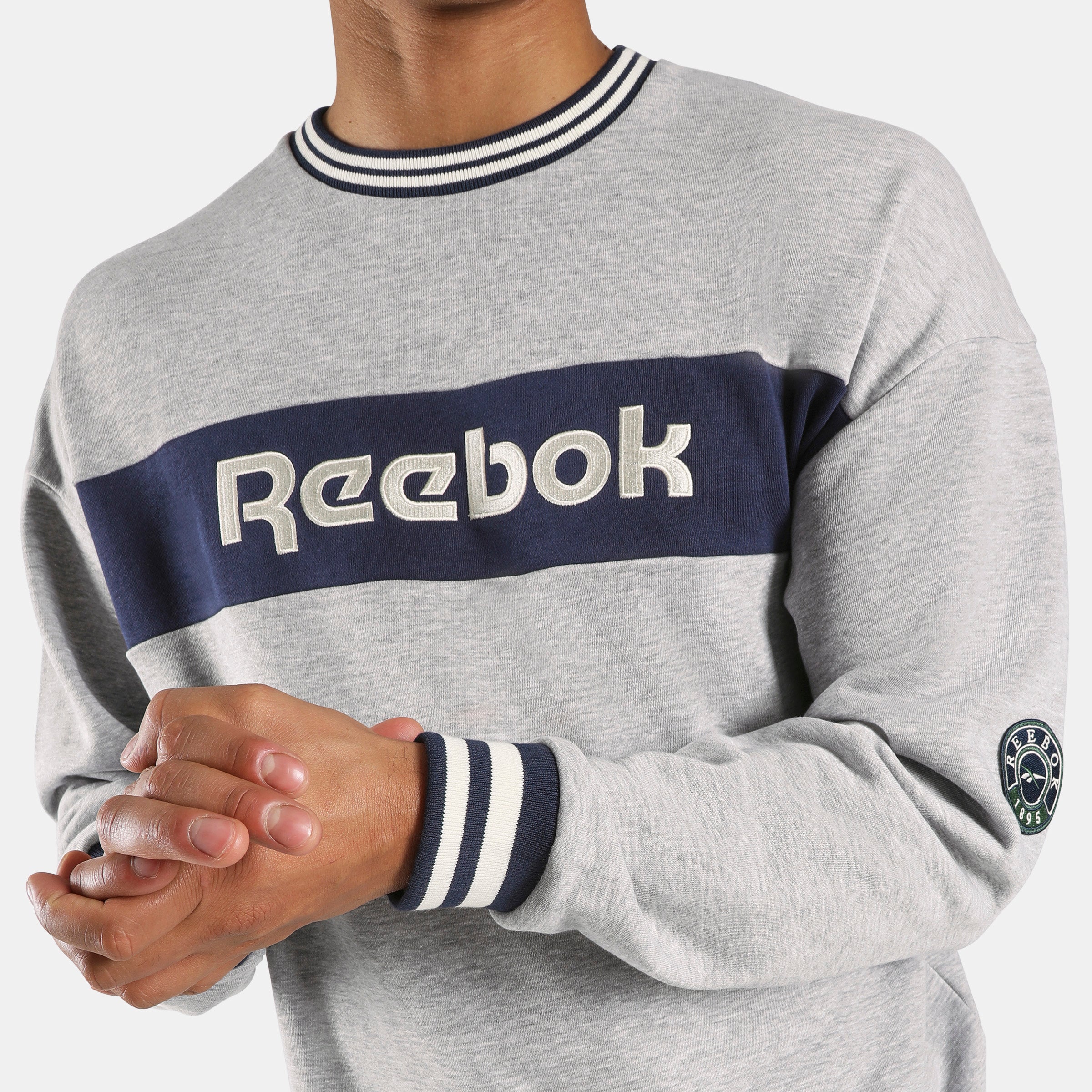 Reebok Men's Lawn Club Crew Sweat  In Athletic REG