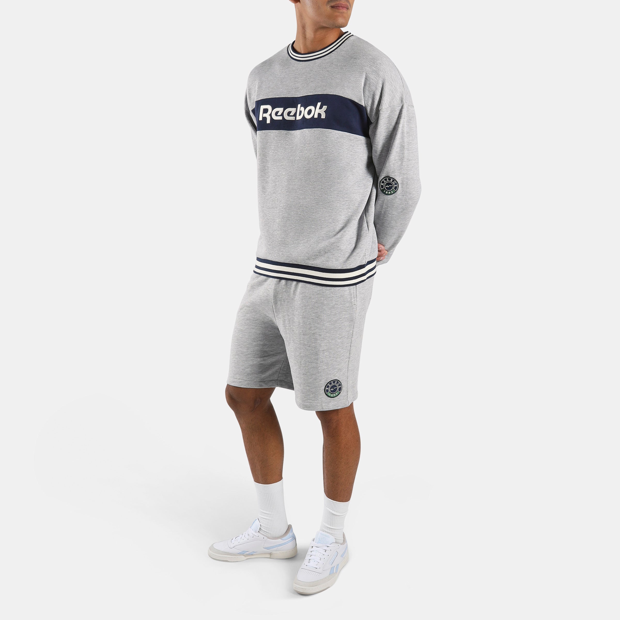 Reebok Men's Lawn Club Crew Sweat  In Athletic REG