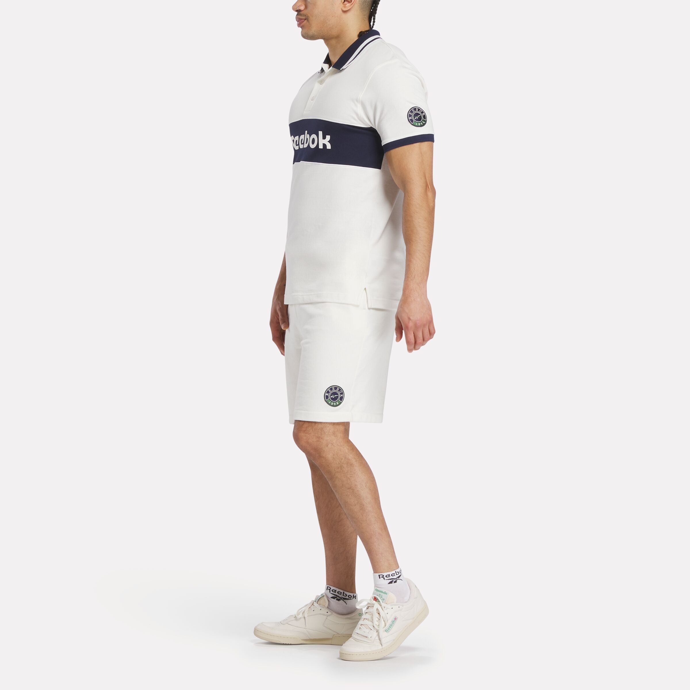 Reebok Men's Lawn Club Polo  In Chalk REG