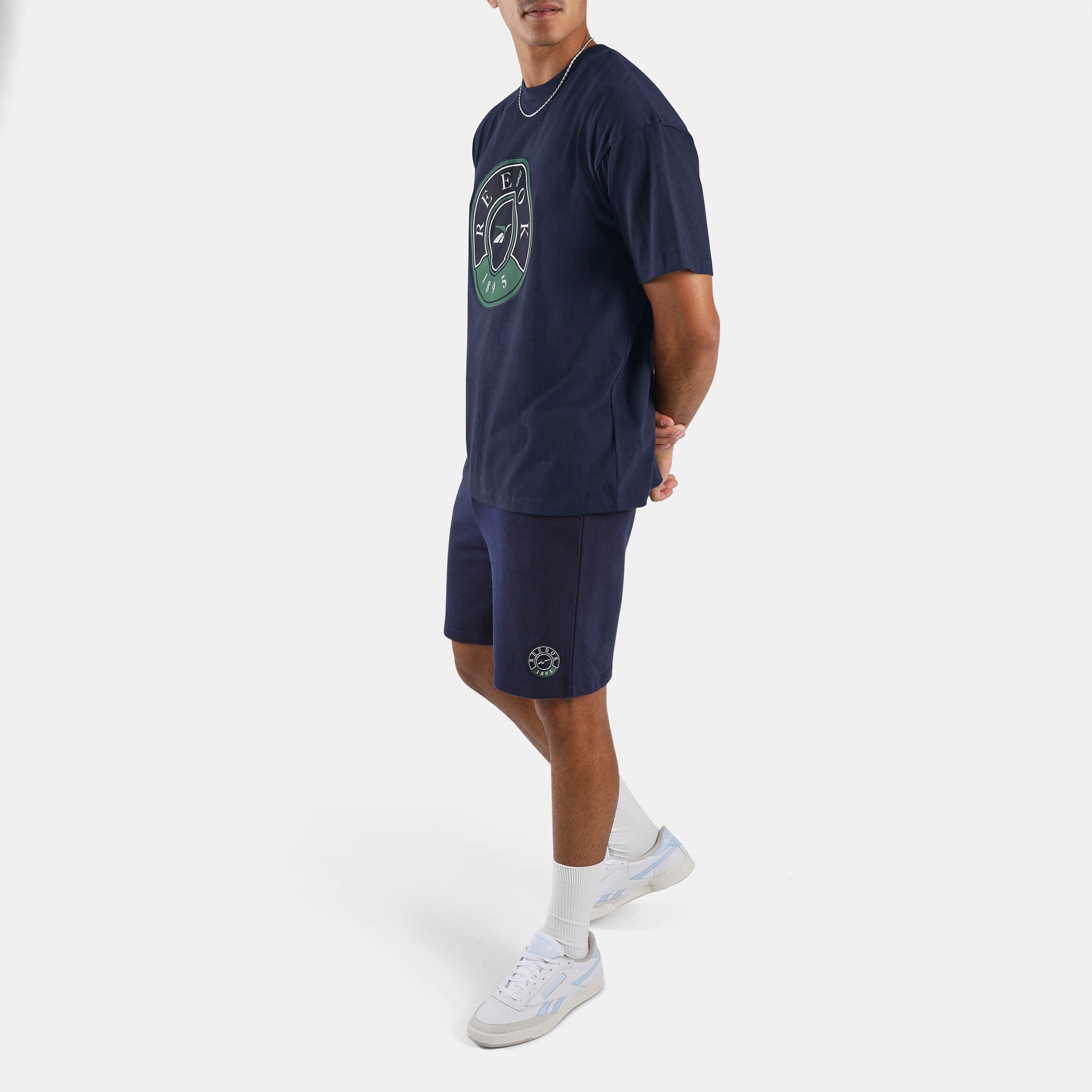 Reebok Men's Lawn Club T-Shirt  In Navy REG