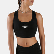 Reebok Women's Id Cotton Bralette  In Black REG