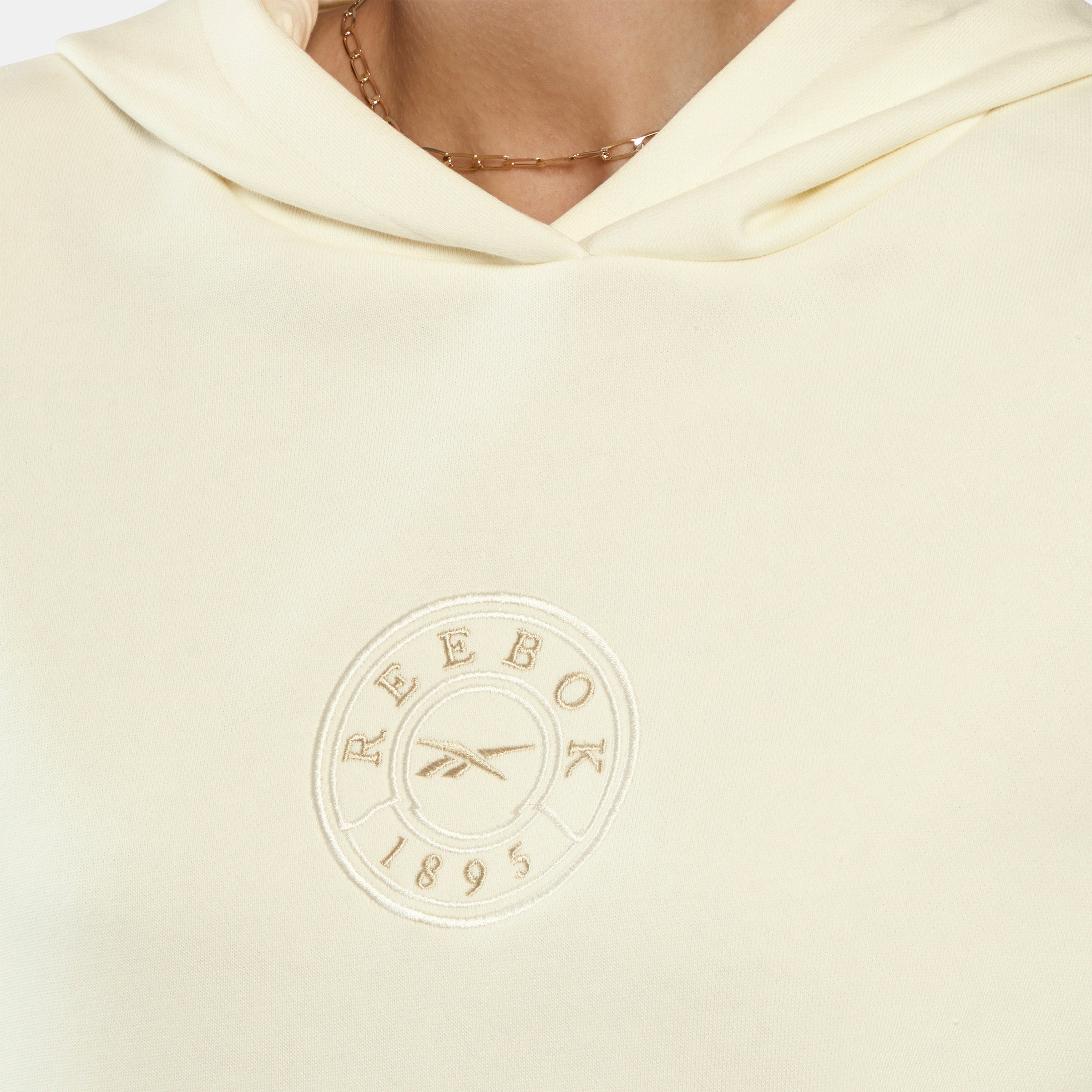 Reebok Women's Lawn Club Oversized Hoodie  In Chalk REG
