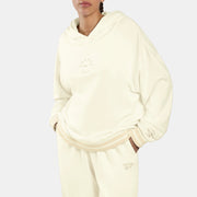 Reebok Women's Lawn Club Oversized Hoodie  In Chalk REG