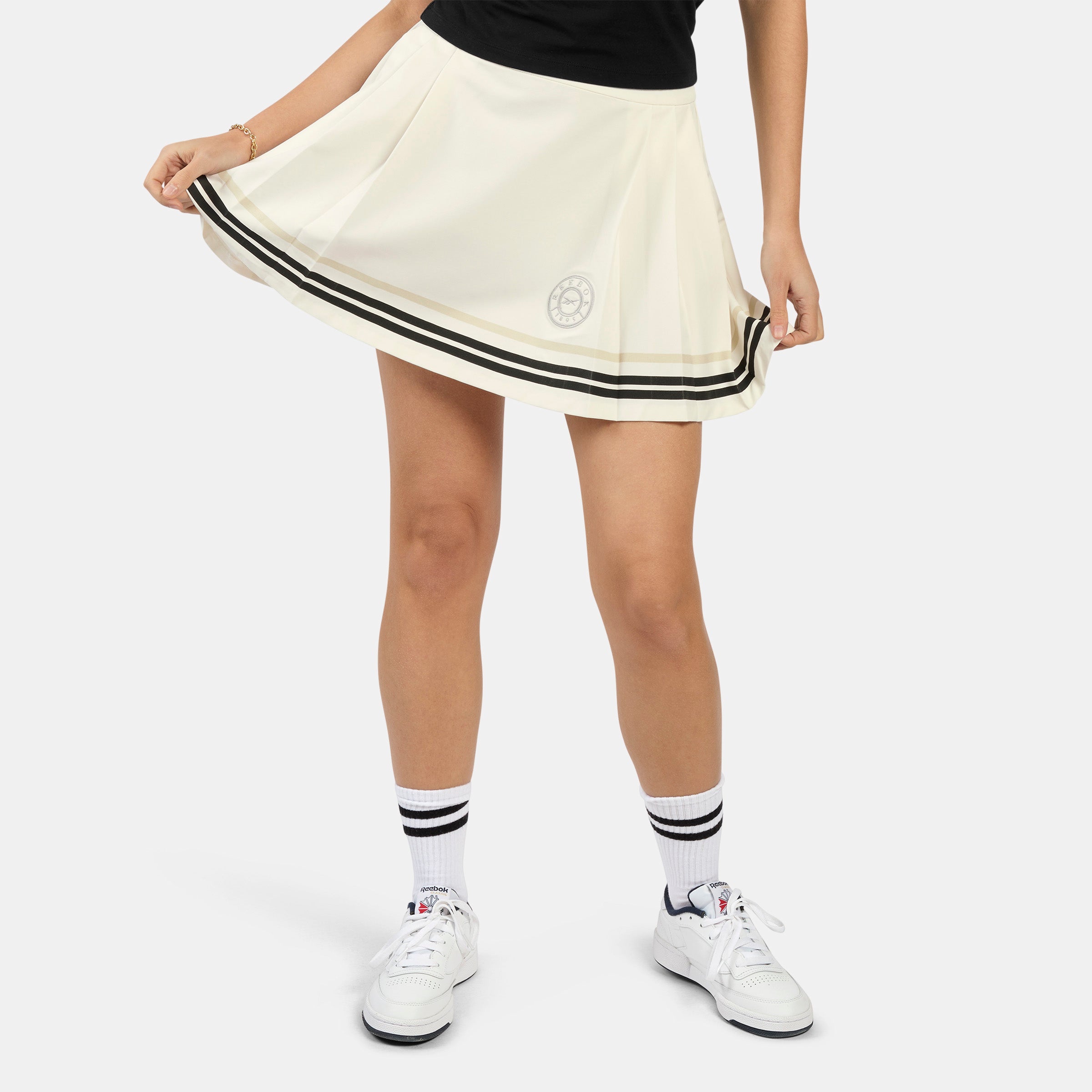 Reebok Women's Lawn Club Skirt  In Chalk REG