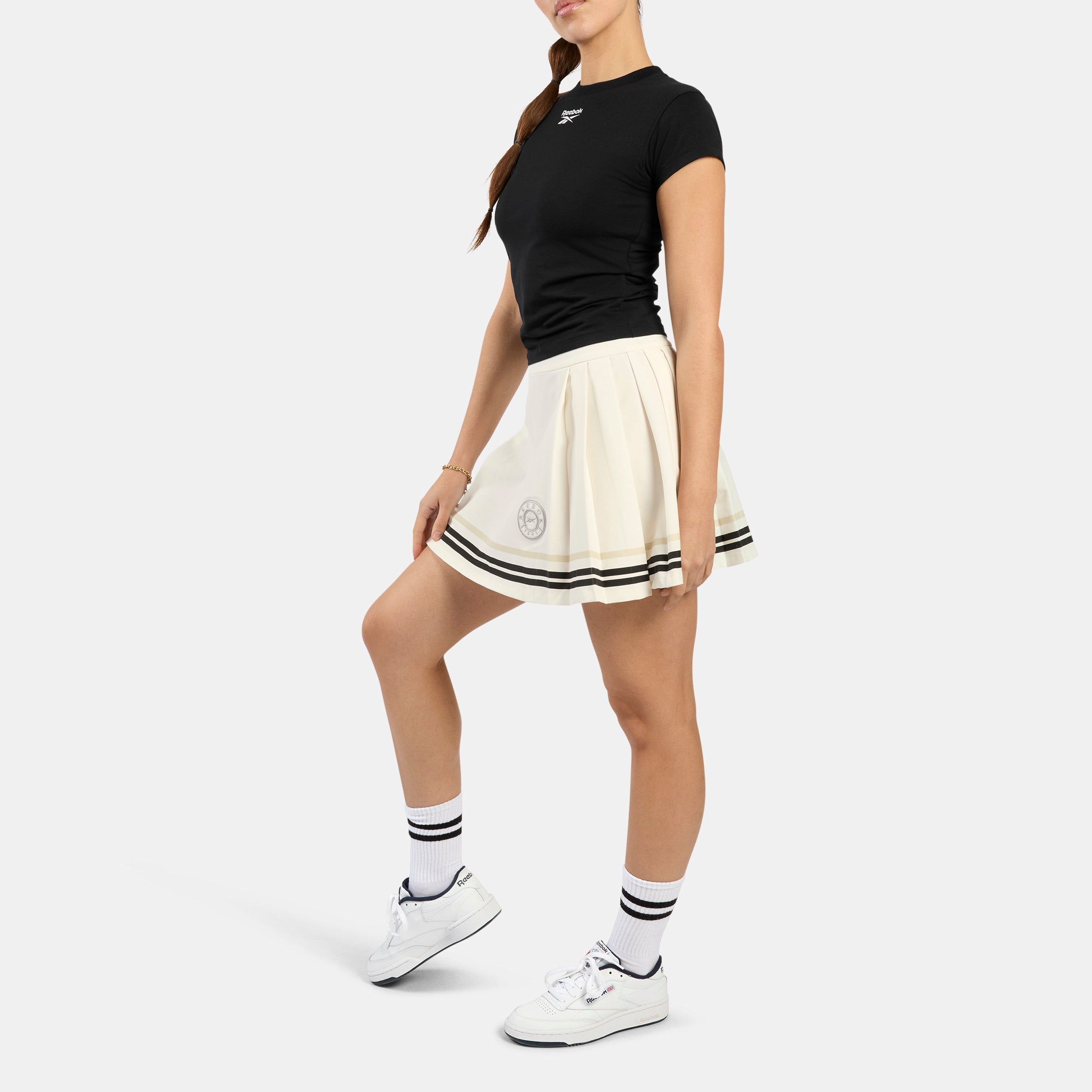 Reebok Women's Lawn Club Skirt  In Chalk REG
