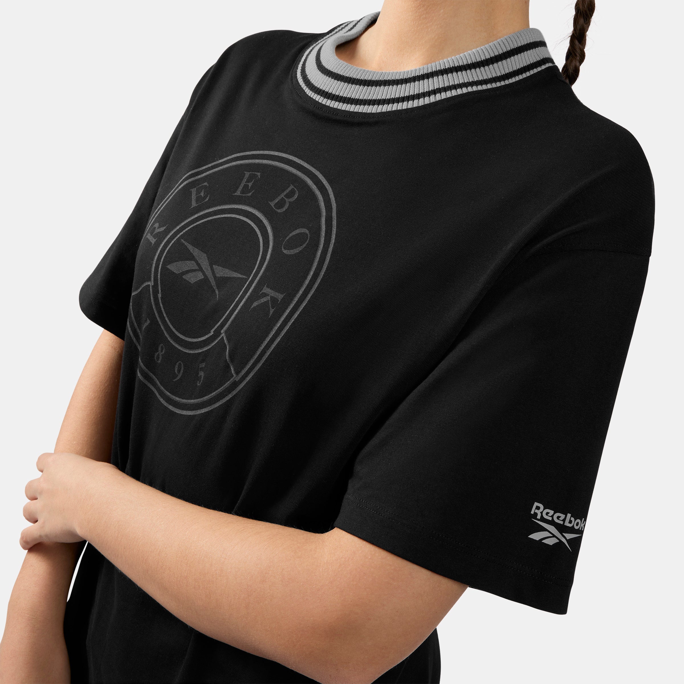 Reebok Women's Lawn Club T-Shirt  In Black REG