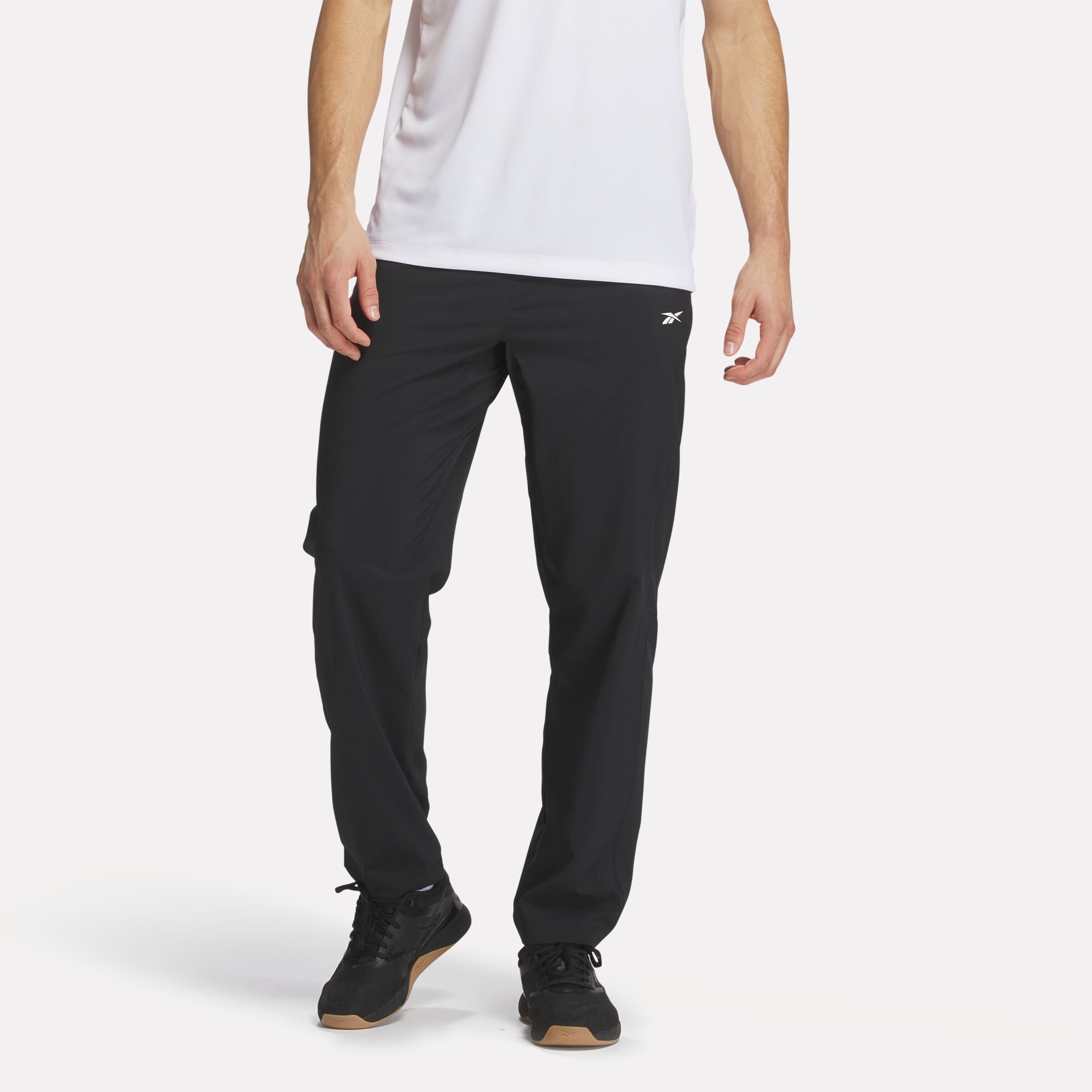 Reebok Men's Id Train Woven Pants  In Black REG