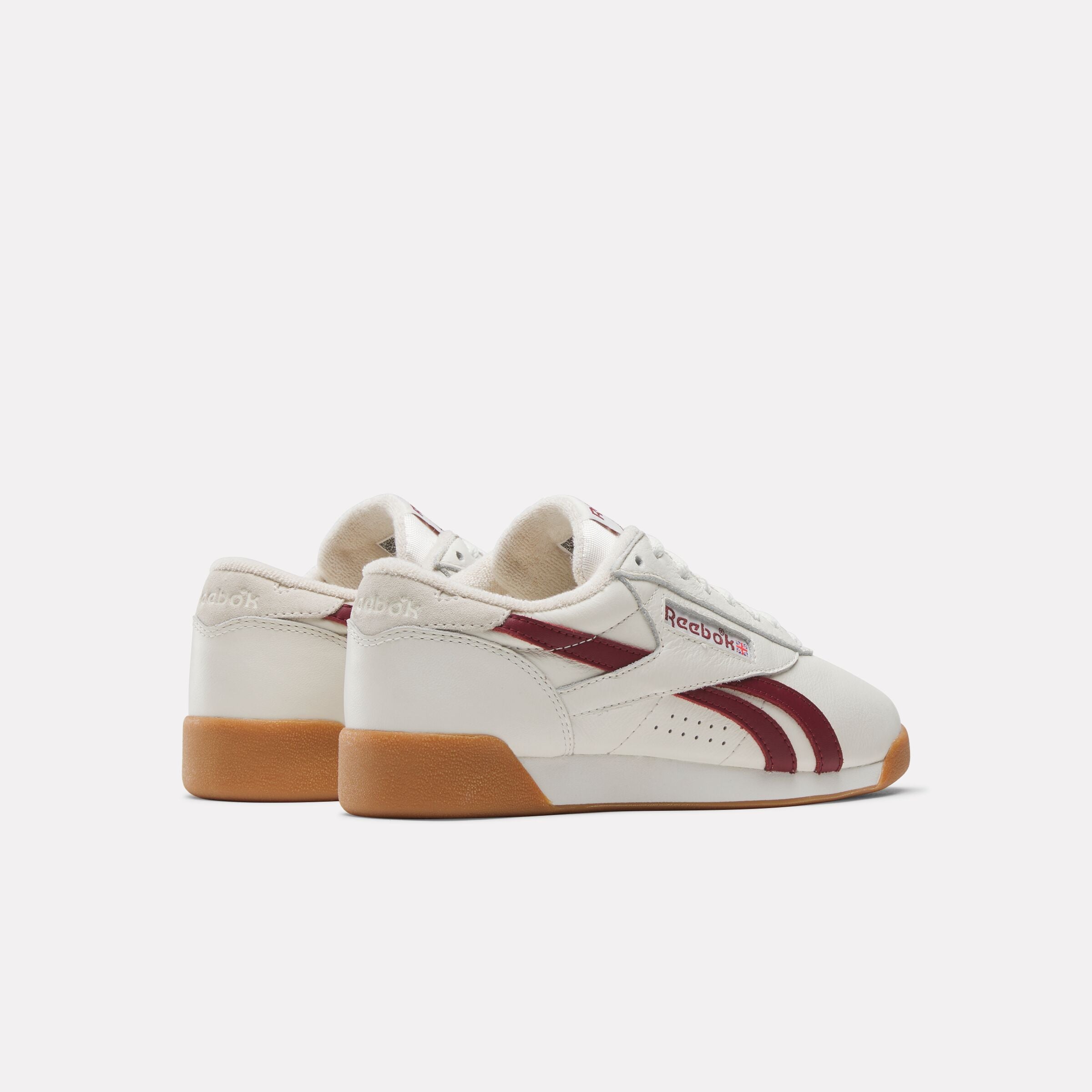 Reebok Women's F/S Lo  In Chalk/Classicburgundy/Gum M